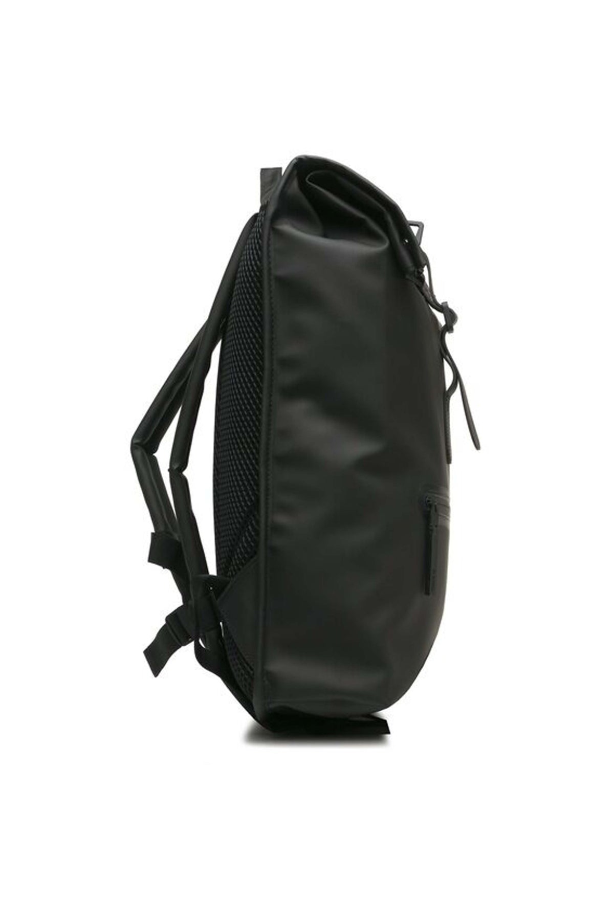 RAINS ROLLTOP RUCKSACK W3 en color NEGRO (4)