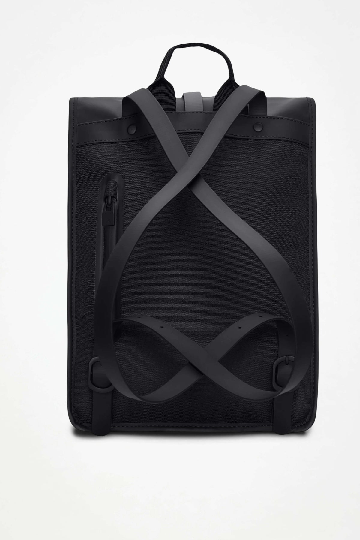 RAINS ROLLTOP RUCKSACK MINI W3 en color NEGRO (5)