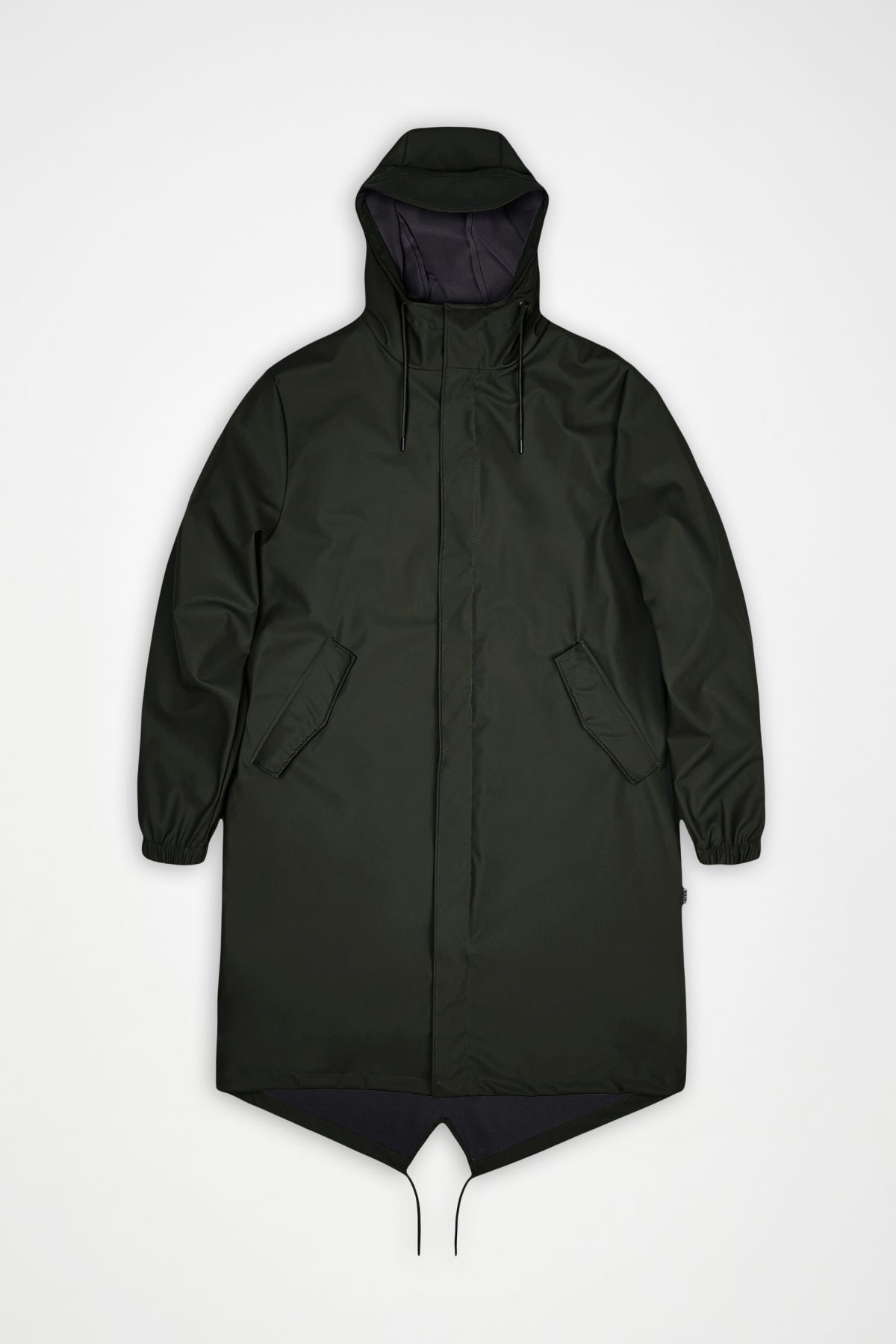 RAINS 18140R FISHTAIL PARKA W3 en color VERDE (3)