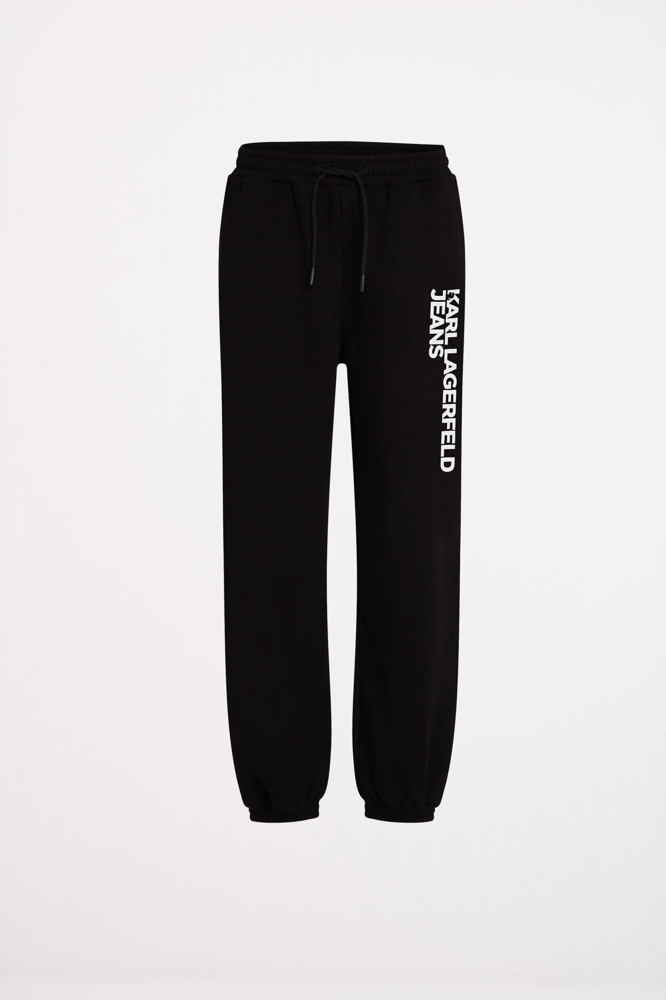 KARL LAGERFELD JEANS KLJ TEXT LOGO SLIM SWEATPA en color NEGRO (2)