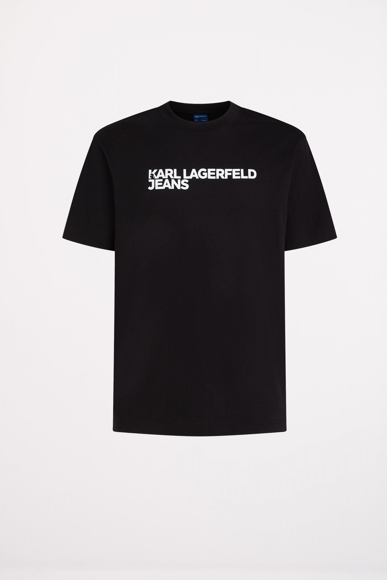 KARL LAGERFELD JEANS REG SS ESSENTIAL TEE en color NEGRO (2)