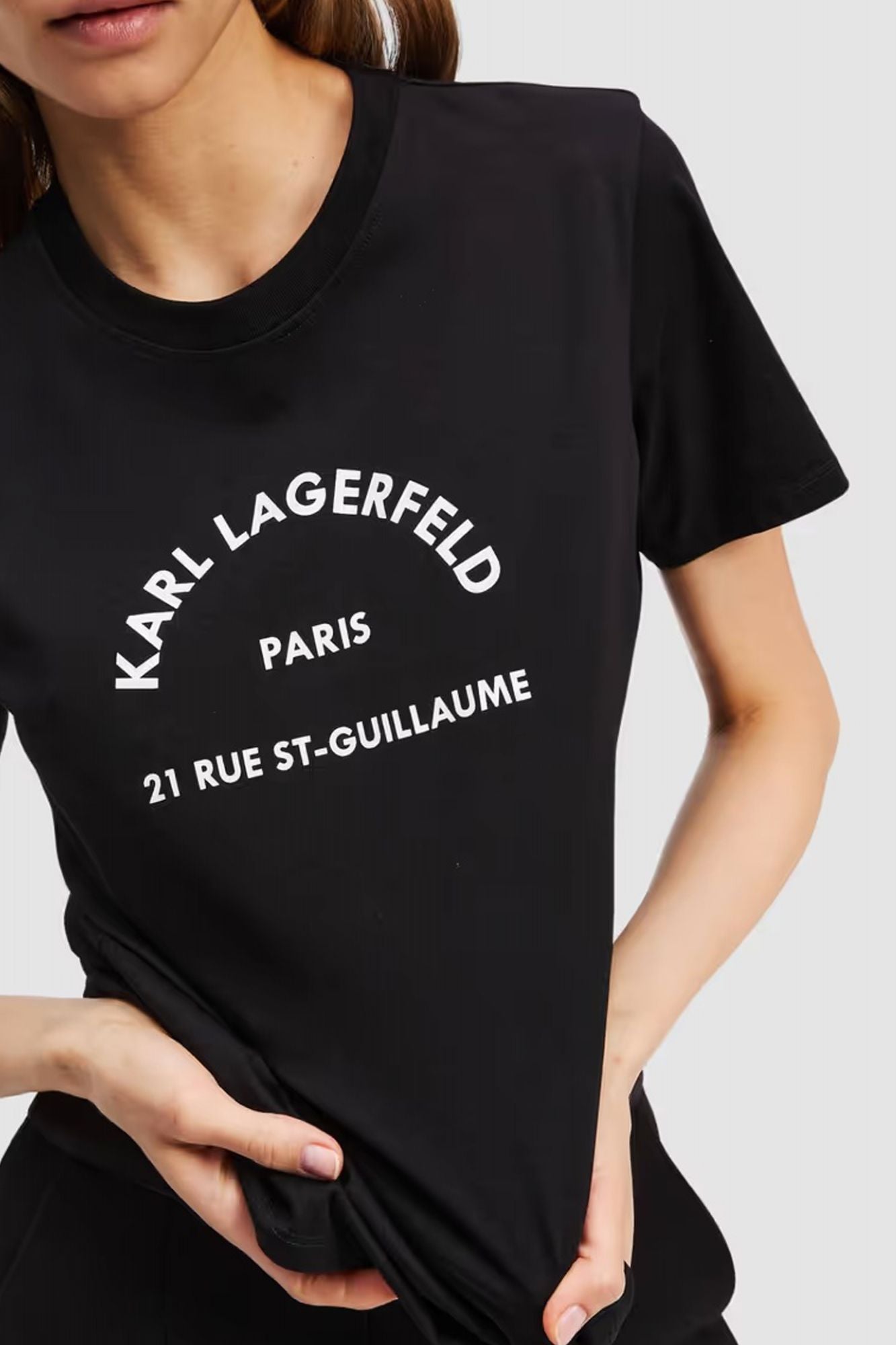 KARL LAGERFELD JEANS RSG T-SHIRT en color NEGRO (4)