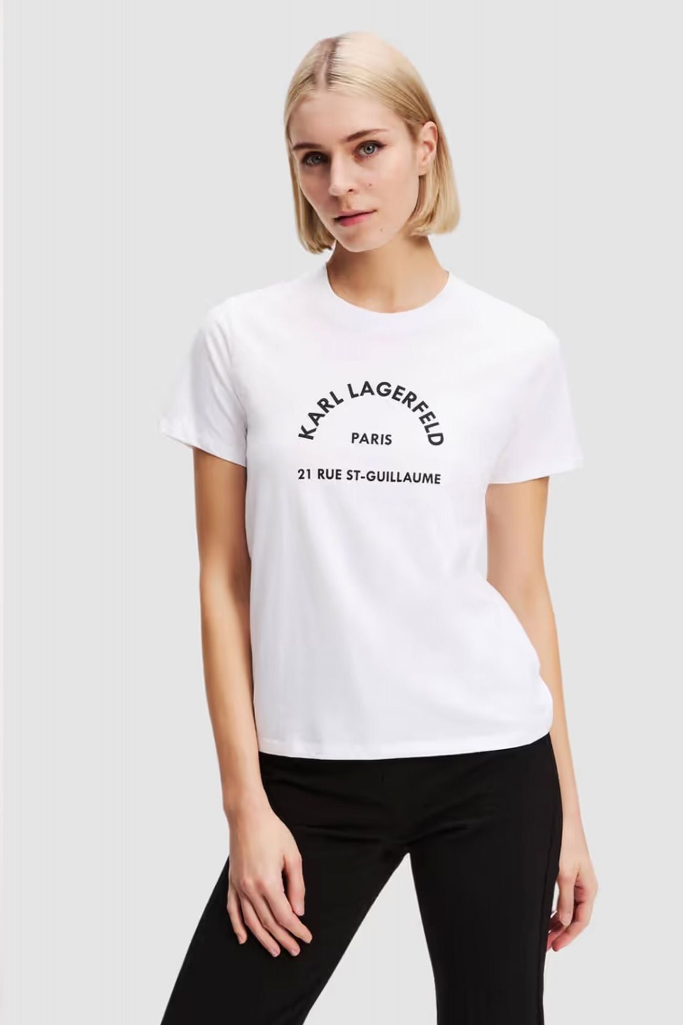 KARL LAGERFELD JEANS RSG T-SHIRT en color BLANCO (1)