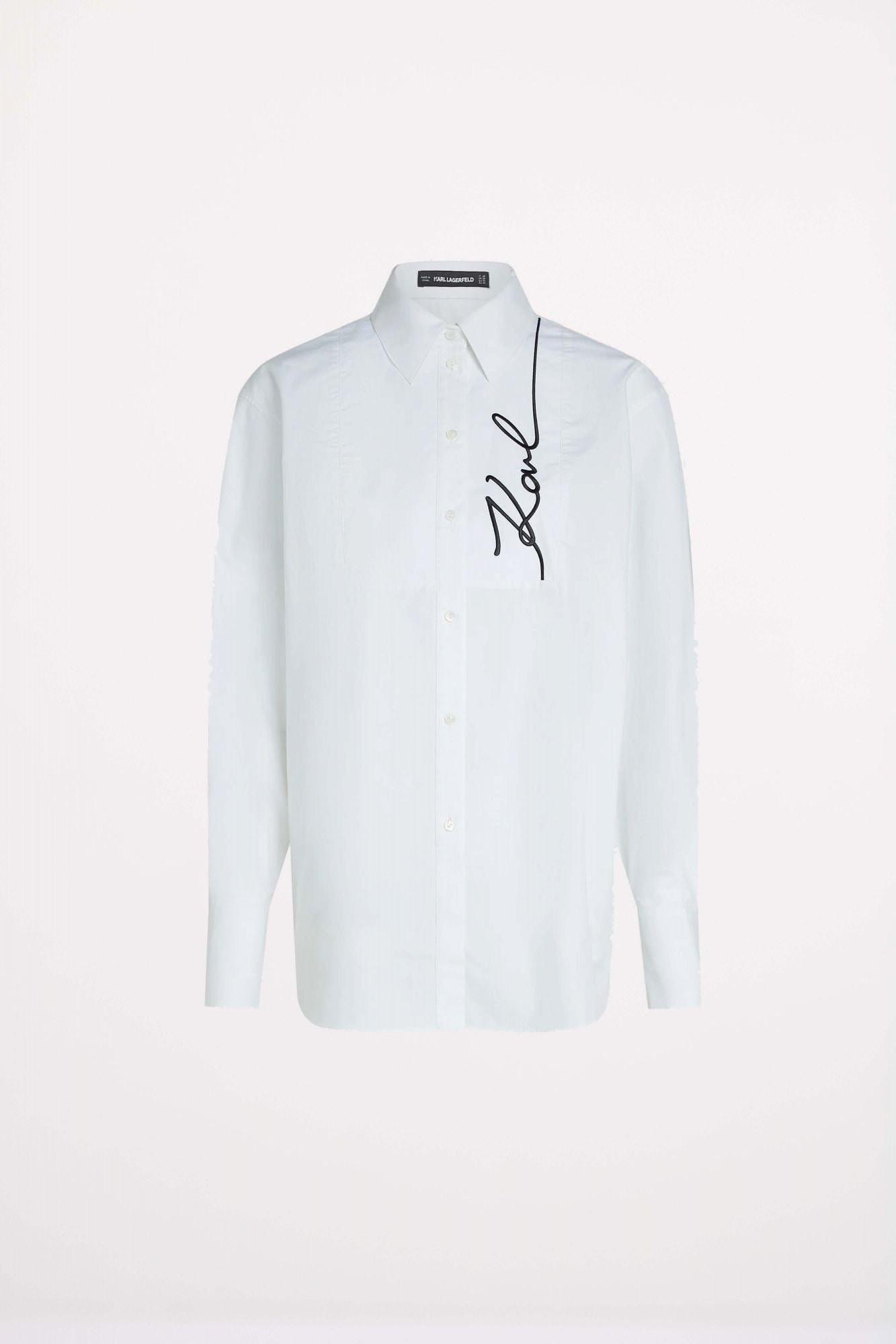 KARL LAGERFELD JEANS SIGNATURE SEQUINS T-SHIRT en color BLANCO (2)