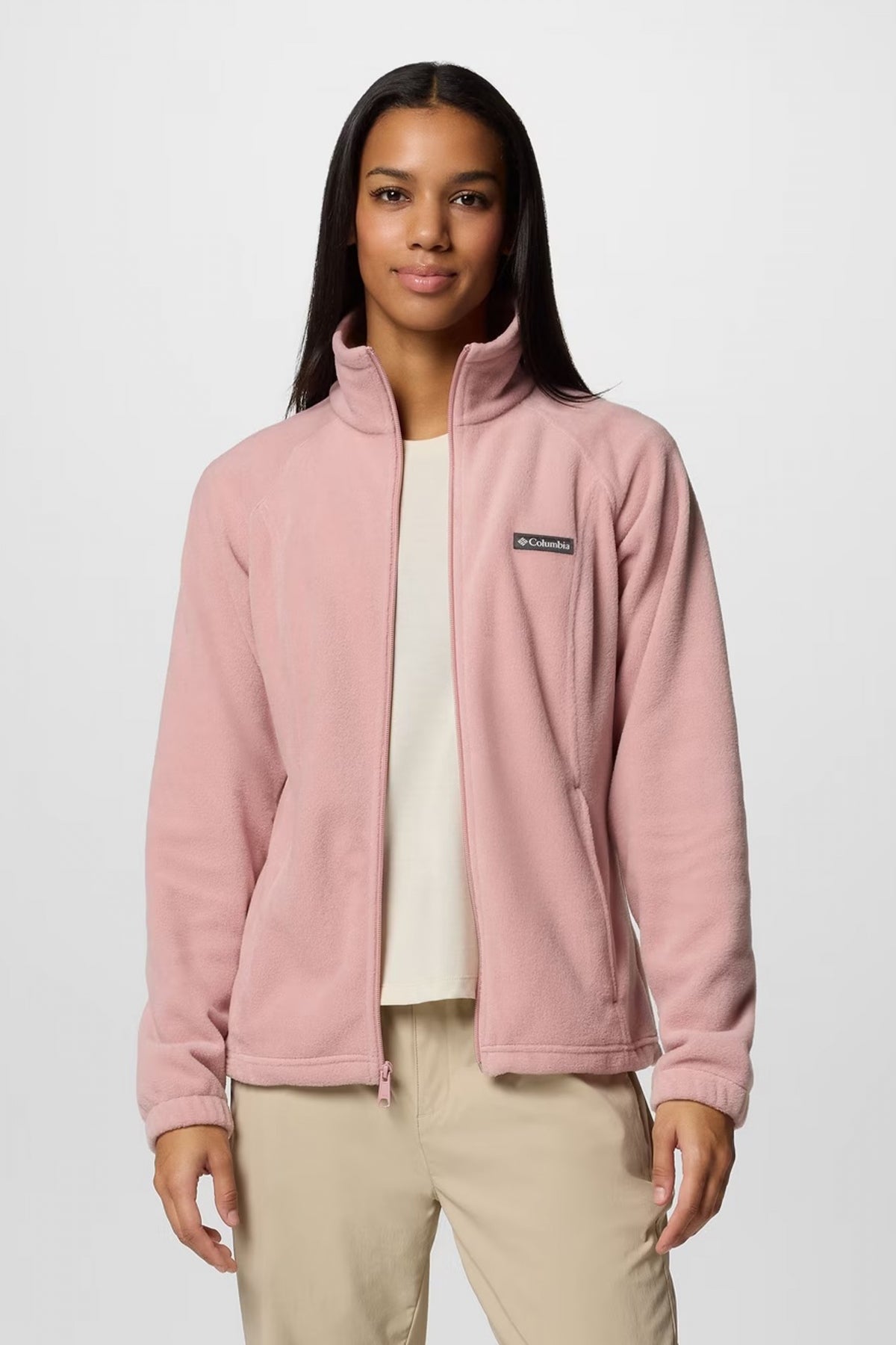 COLUMBIA BENTON SPRINGS FULL ZIP en color ROSA (4)
