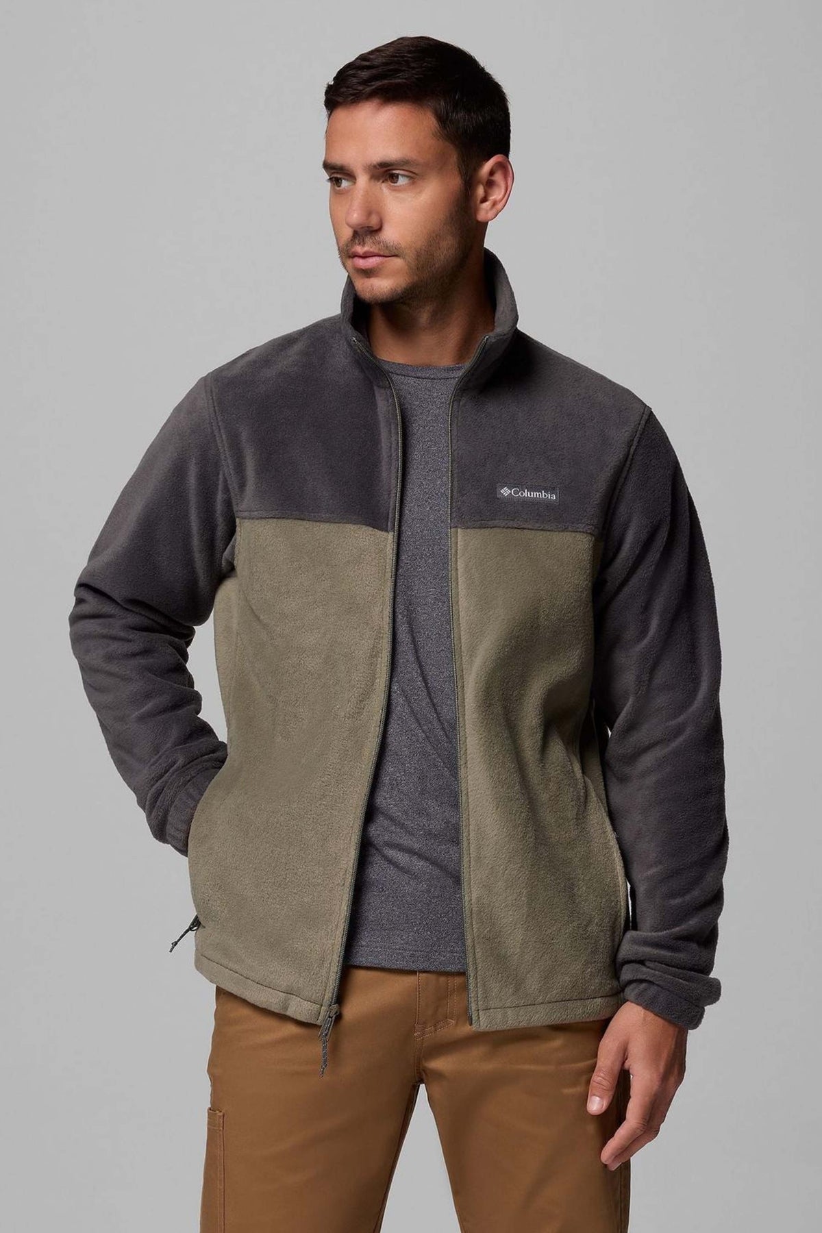 COLUMBIA STEENS MOUNTAIN FULL ZIP en color VERDE (3)