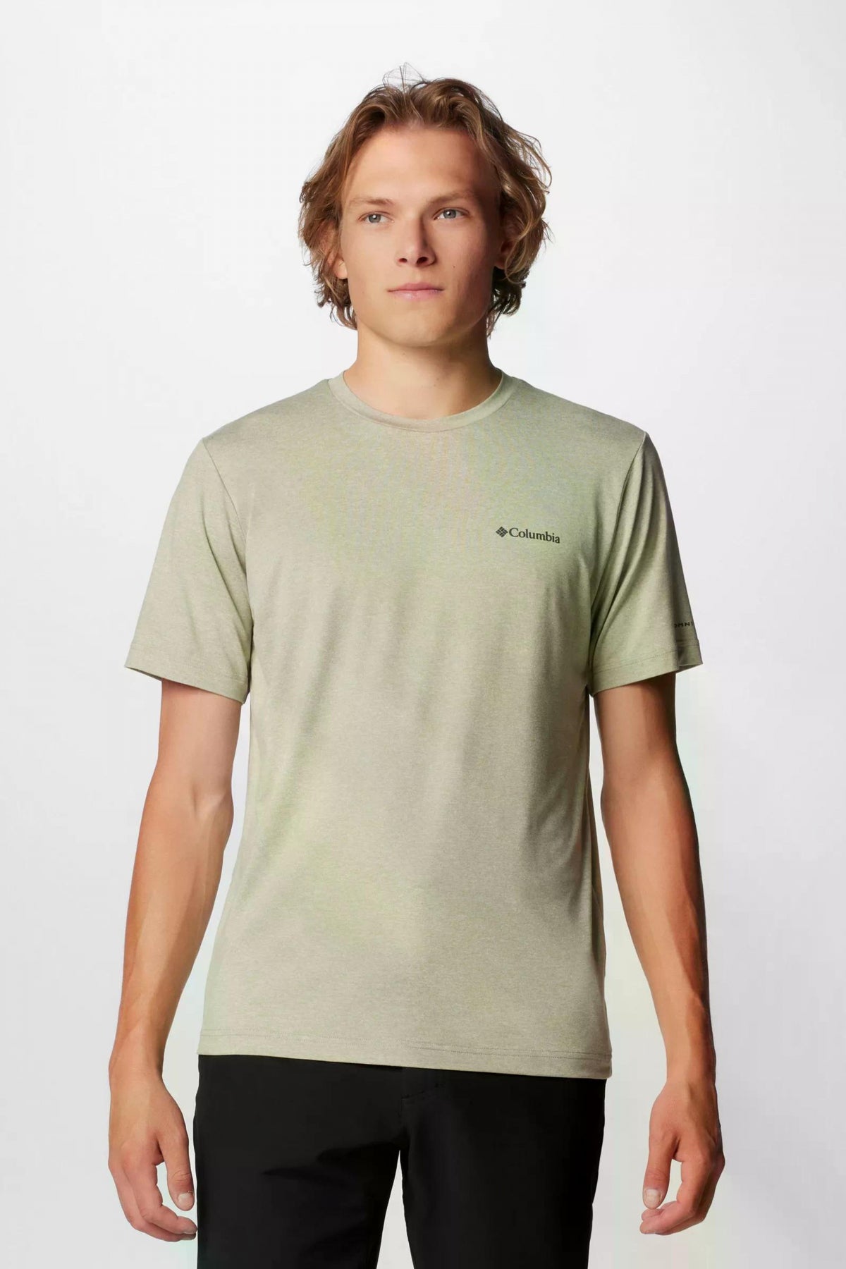 COLUMBIA TECH TRAIL CREW NECK II en color VERDE (1)
