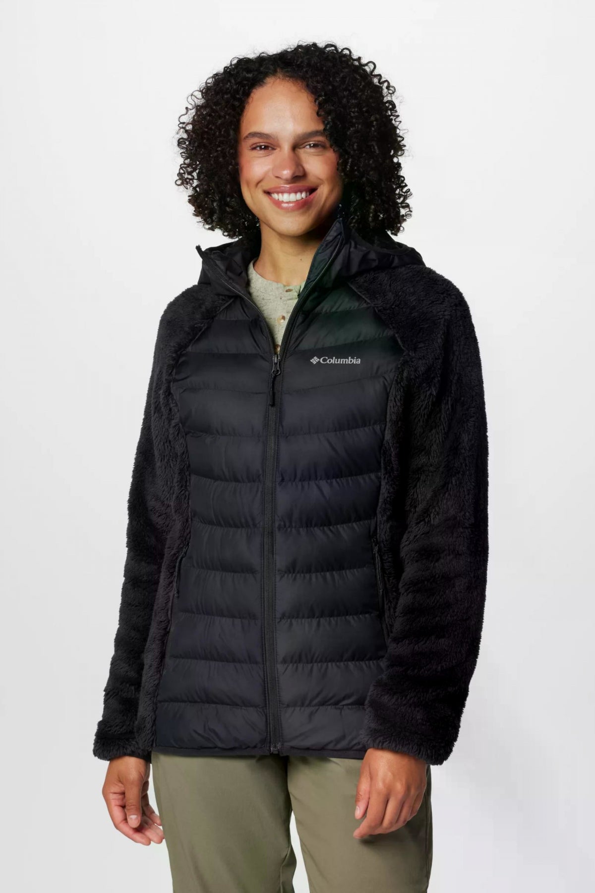 COLUMBIA POWDER LITE II SHERPA HYB en color NEGRO (1)