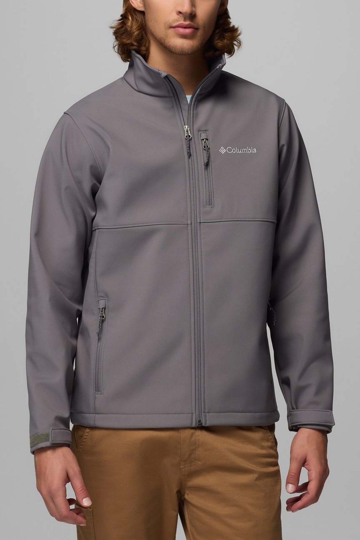 COLUMBIA ASCENDER SOFTSHELL JKT en color GRIS (1)