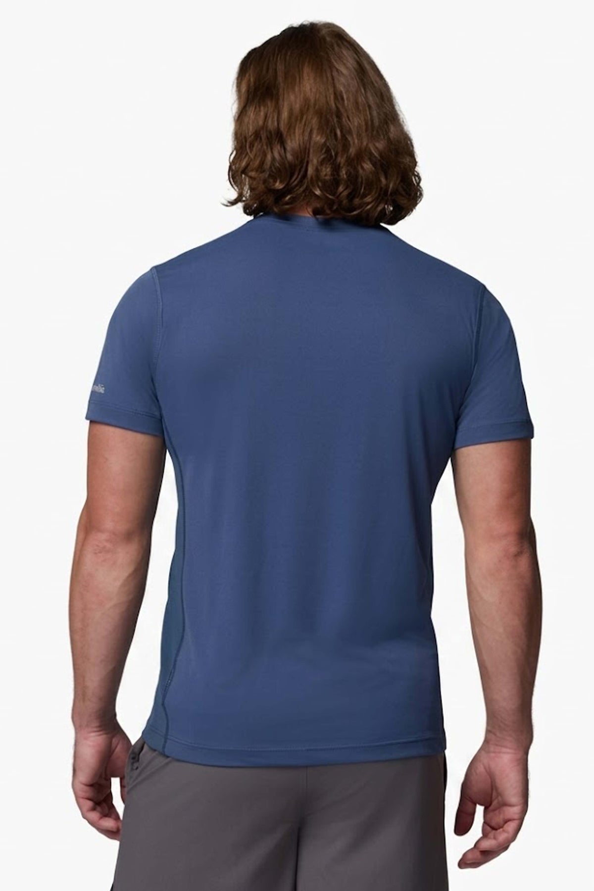 COLUMBIA RULES LIGHT SS CREW en color AZUL (2)