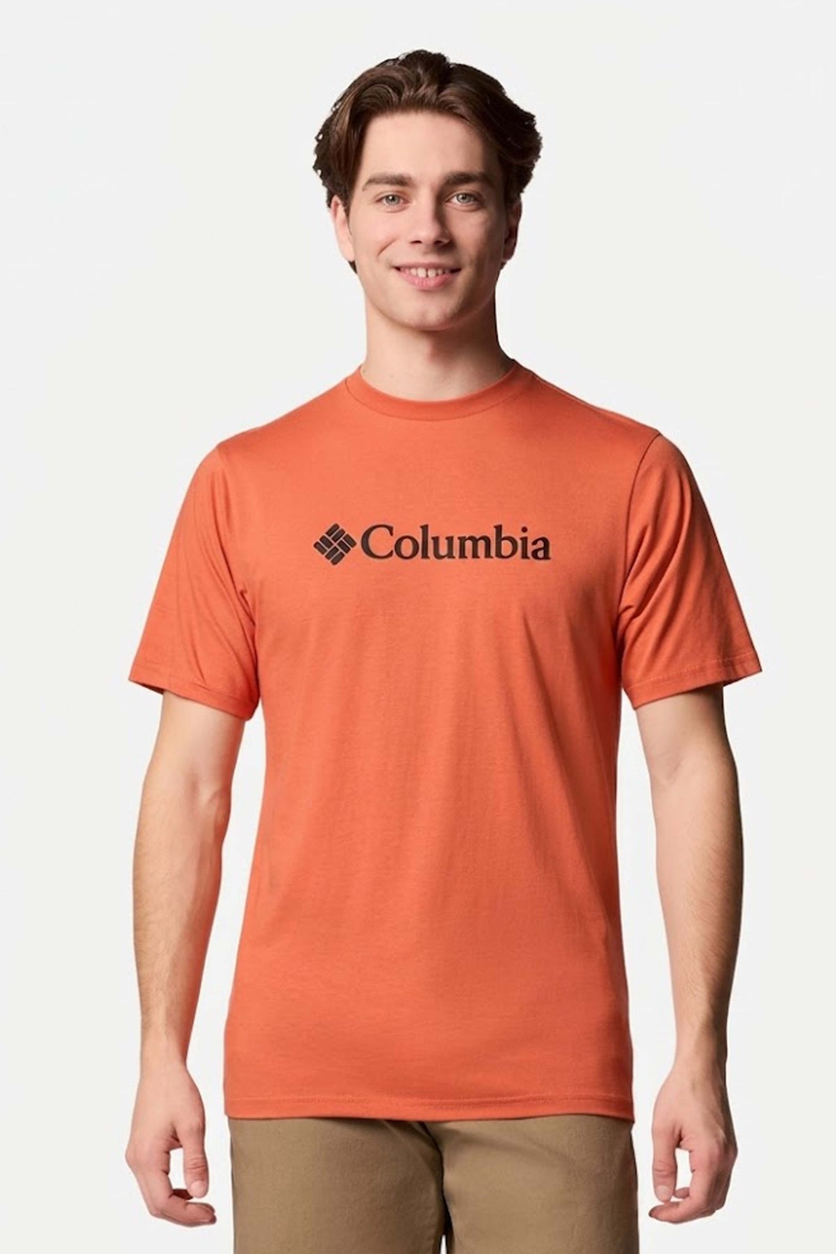 COLUMBIA CSC BASIC LOGO TEE en color NARANJA (1)