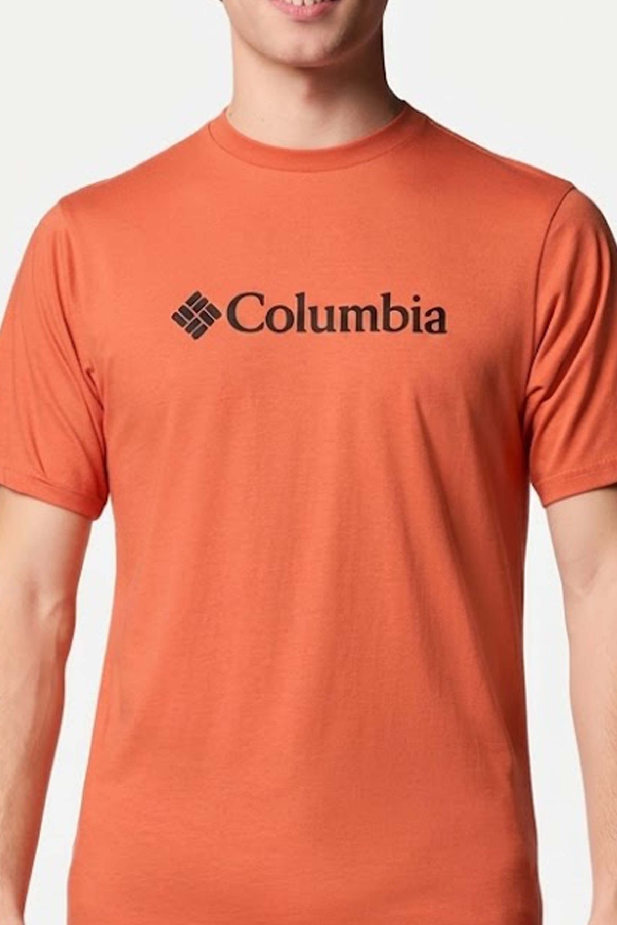 COLUMBIA CSC BASIC LOGO TEE en color NARANJA (3)