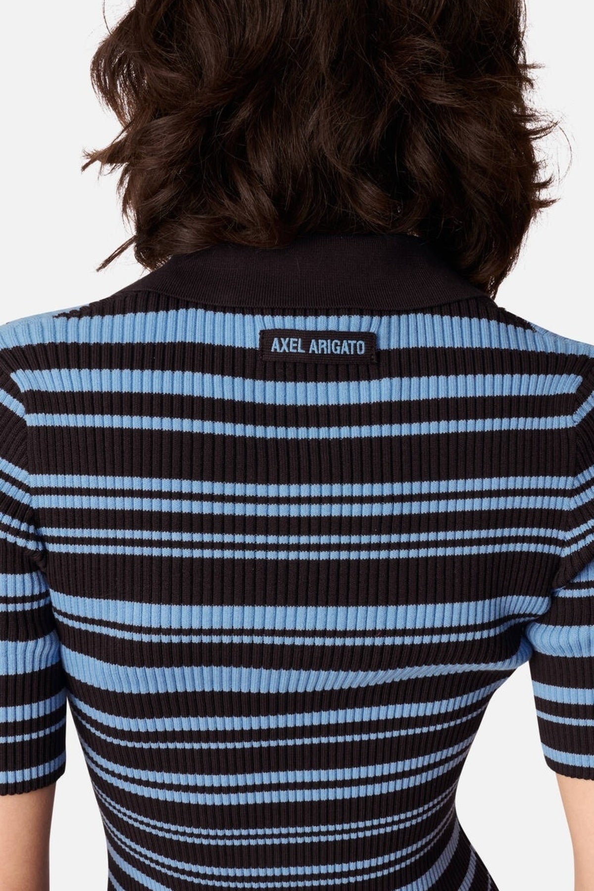 AXEL ARIGATO A4161001 ANJA RIBBED POLO en color AZUL (4)