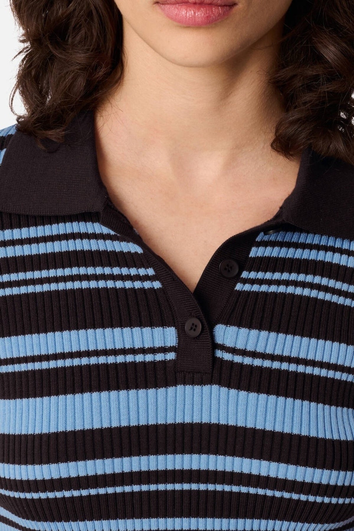AXEL ARIGATO A4161001 ANJA RIBBED POLO en color AZUL (5)