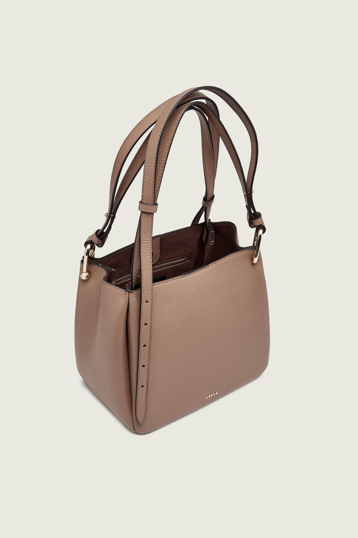FURLA NUVOLA M TOTE en color MARRON (3)