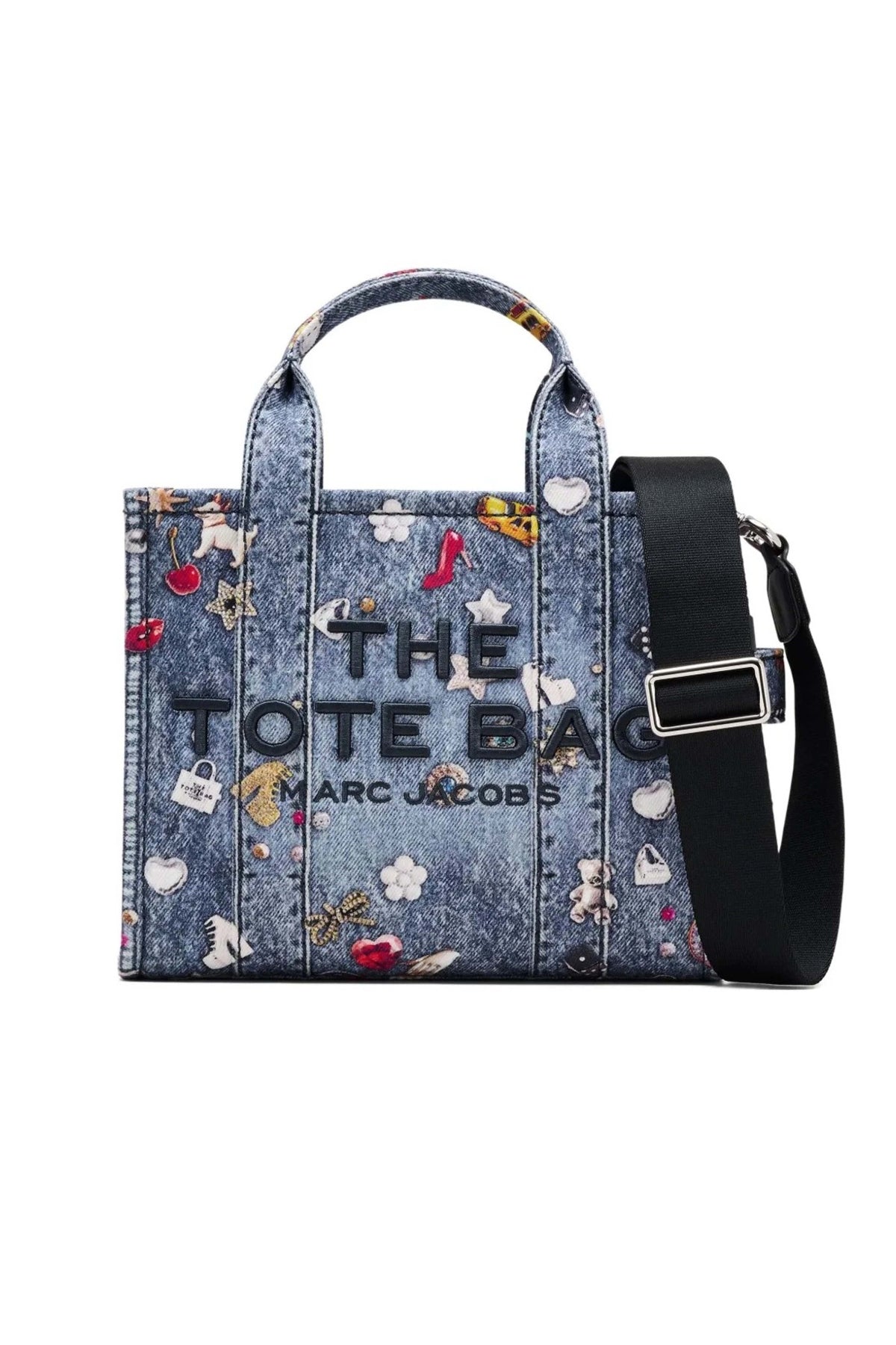 MARC JACOBS THE SMALL TOTE en color AZUL (5)