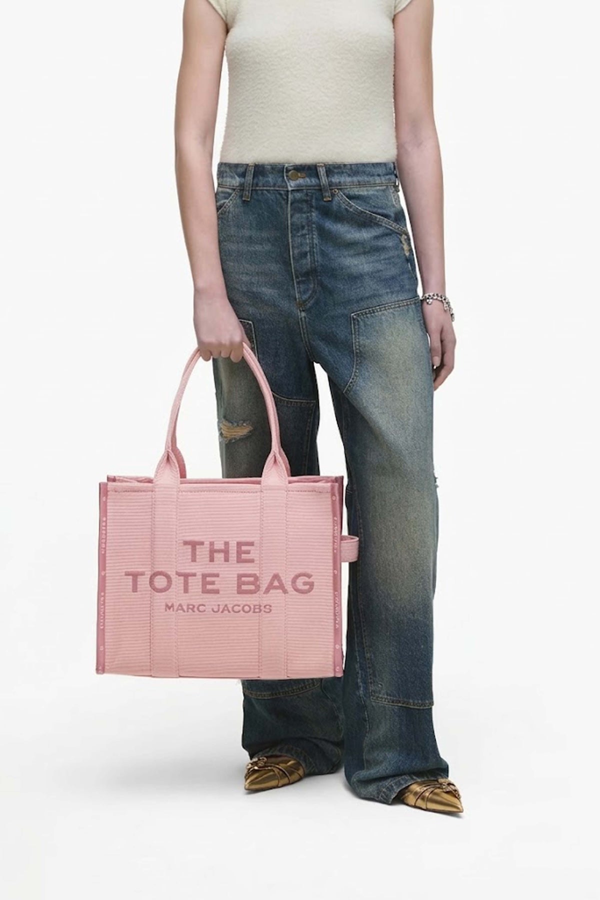 MARC JACOBS THE LARGE TOTE en color ROSA (1)