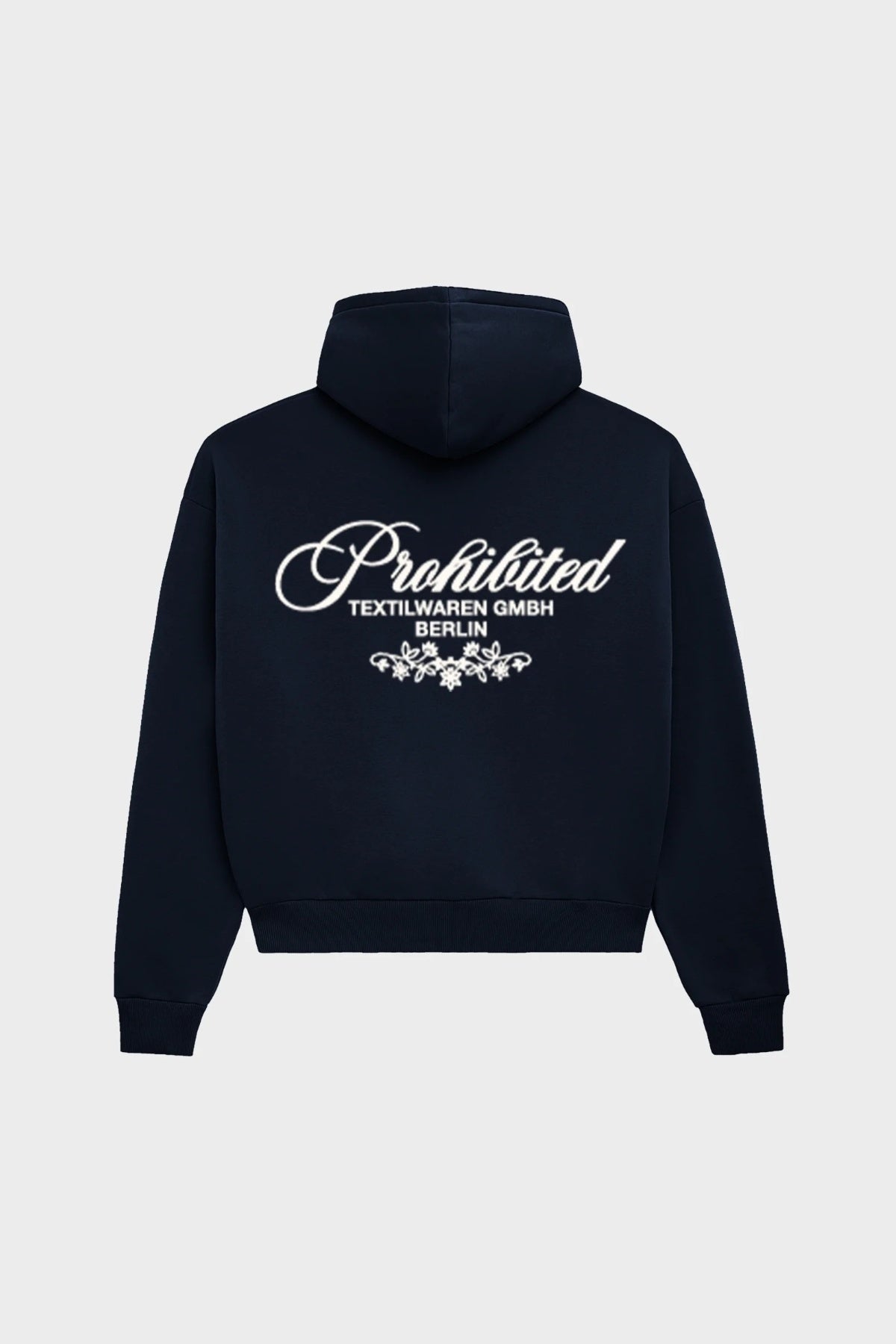 PROHIBITED TEXTILWAREN HOODIE en color AZUL (3)