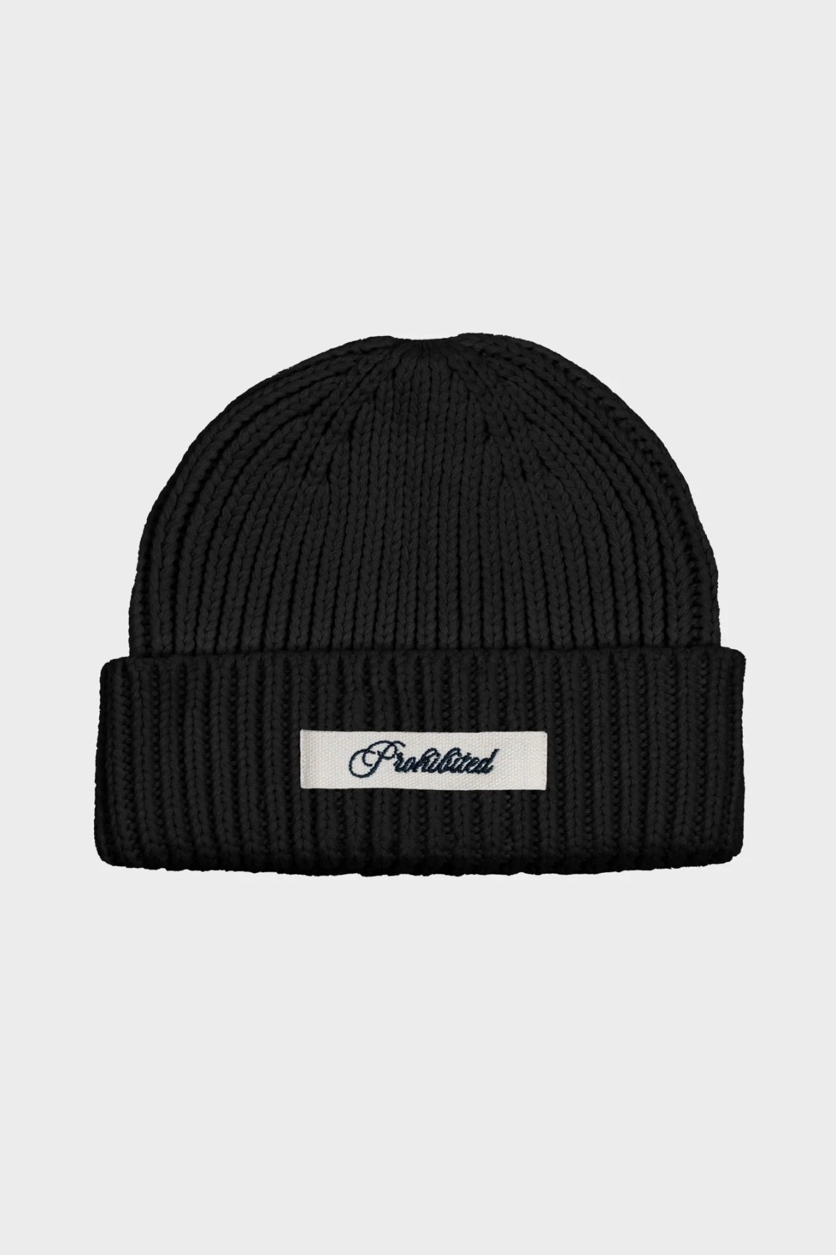 PROHIBITED ECHO KNIT BEANIE en color NEGRO (1)