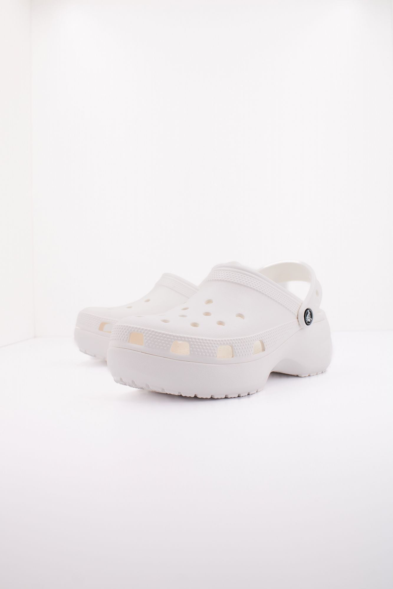 CROCS CLASSIC PLATFORM CLOG W en color BLANCO (2)