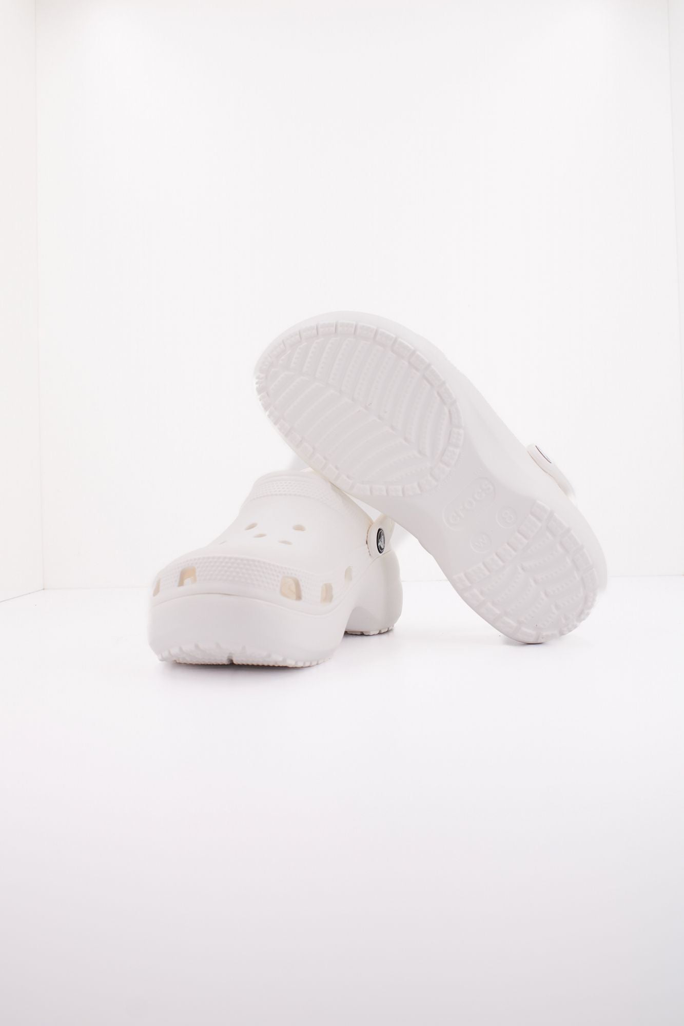 CROCS CLASSIC PLATFORM CLOG W en color BLANCO (4)