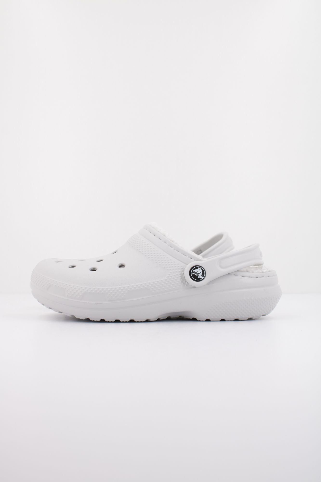 CROCS CLASSIC LINED CLOG en color GRIS (1)