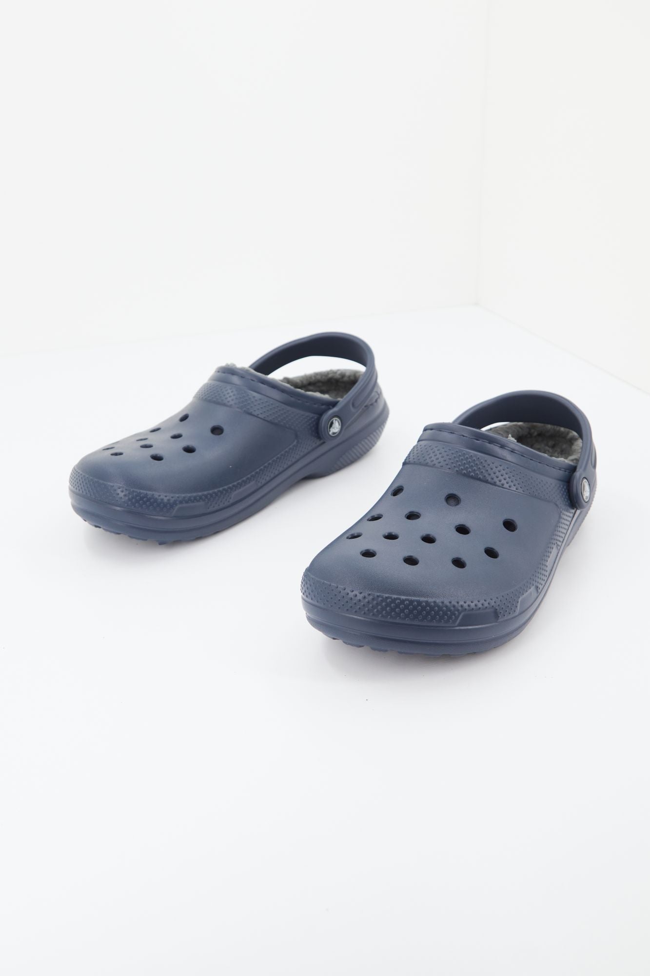 CROCS CLASSIC LINED CLOG en color AZUL (4)