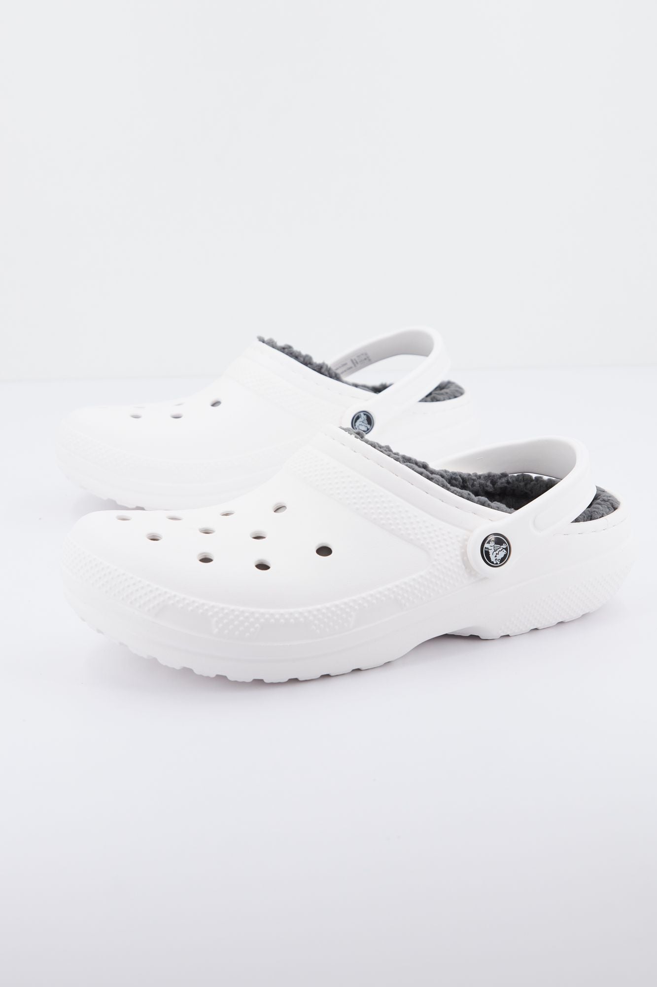 CROCS CLASSIC LINED CLOG en color BLANCO (3)