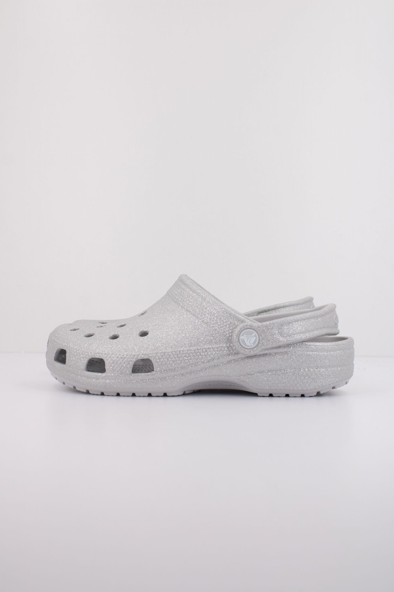 CROCS CLASSIC GLITTER CLOG en color GRIS (1)
