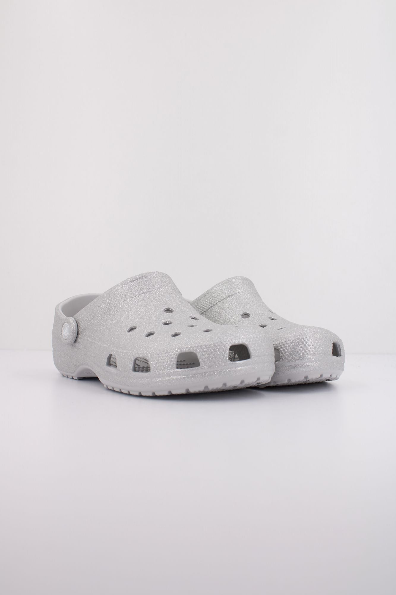 CROCS CLASSIC GLITTER CLOG en color GRIS (2)