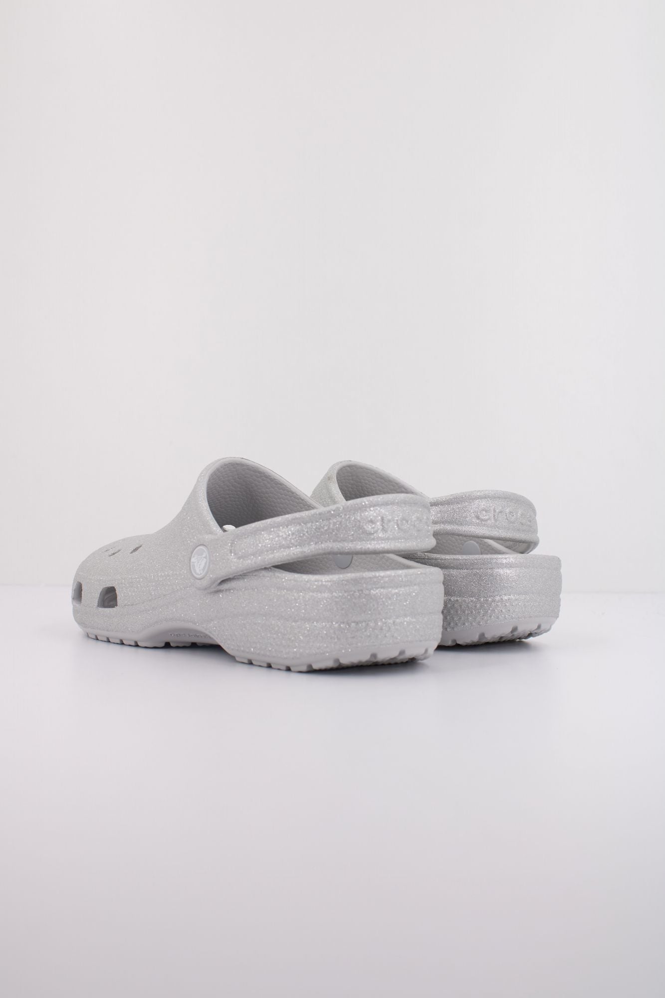 CROCS CLASSIC GLITTER CLOG en color GRIS (4)