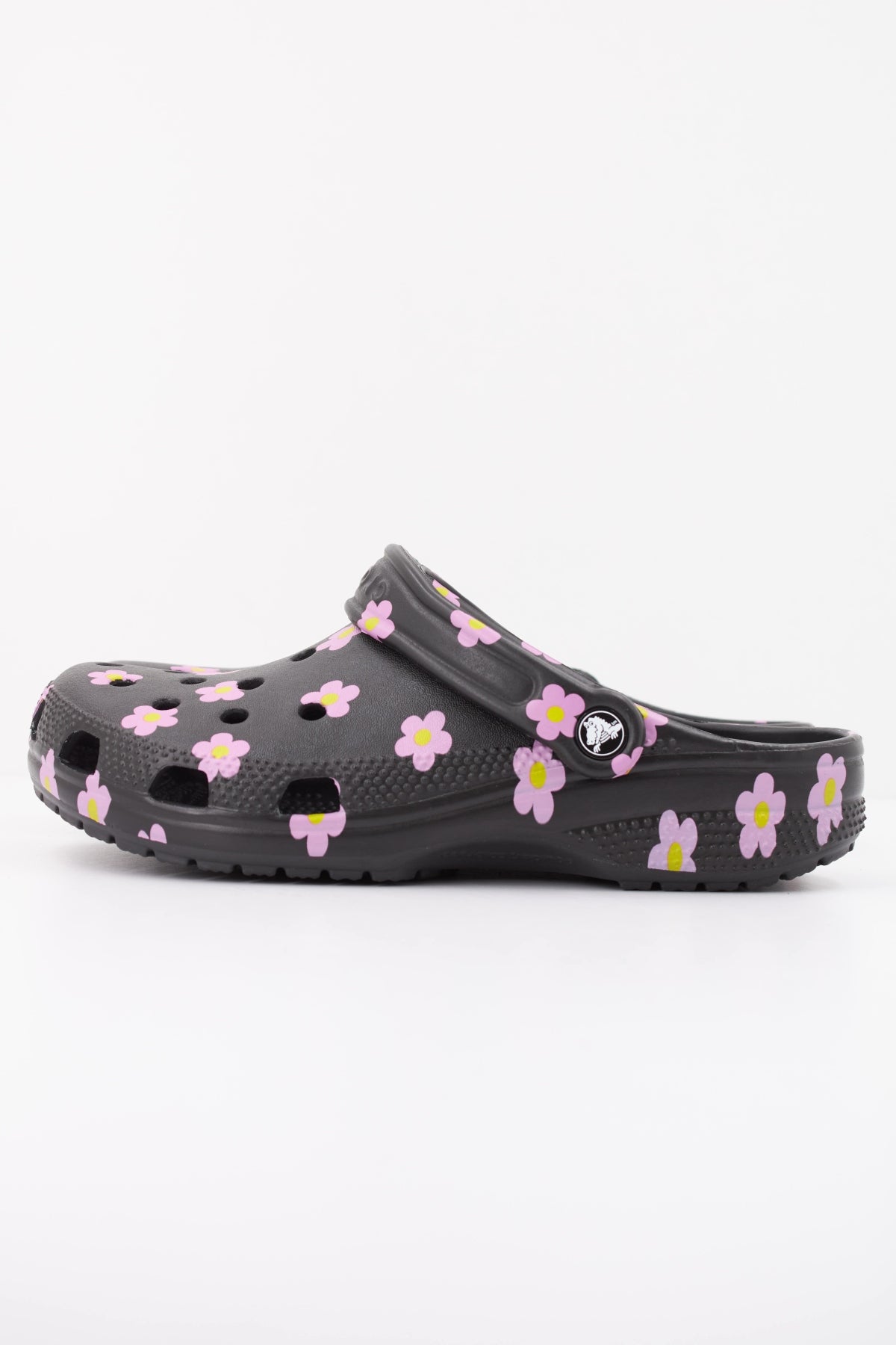 CROCS SANDALIA CLASSIC FLOWER CLO en color NEGRO (1)