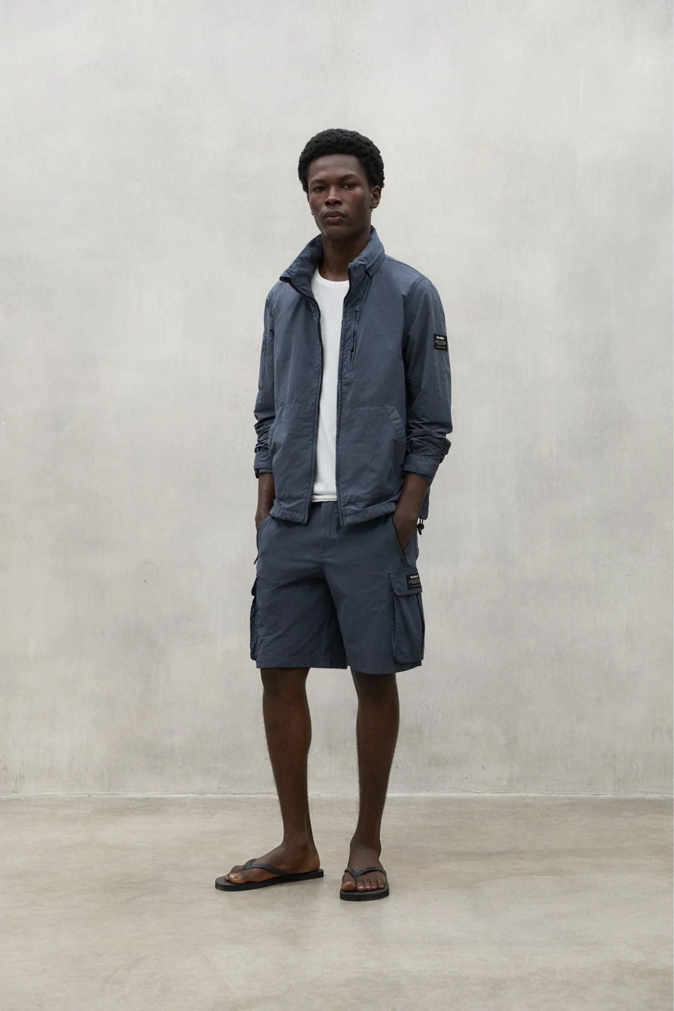 ECOALF RIGIALF JACKET en color AZUL (4)