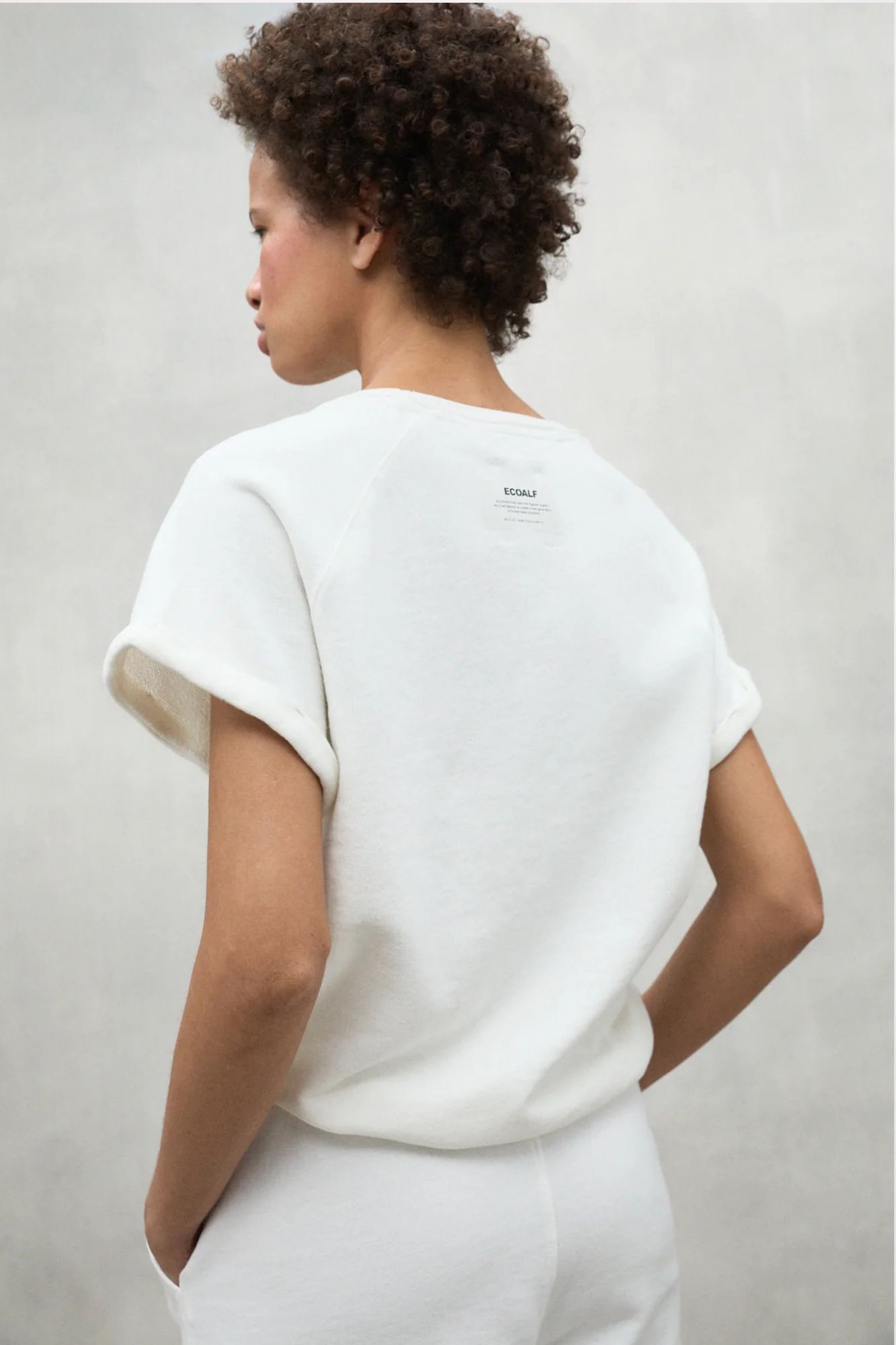 ECOALF REINEALF SWEATSHIRT en color BLANCO (3)