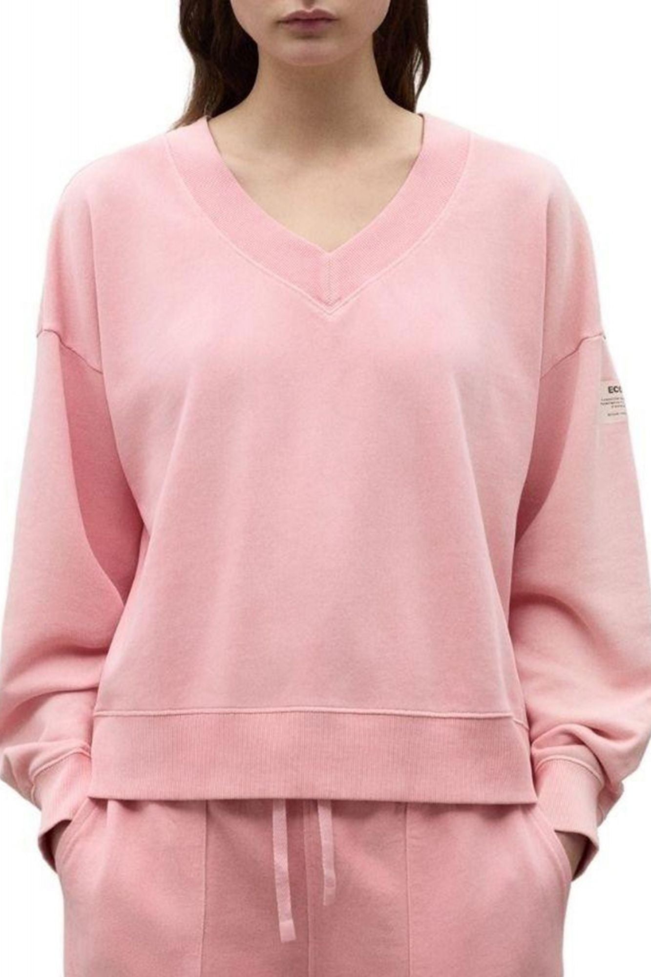 ECOALF RODASALF SWEATSHIRT en color ROSA (1)