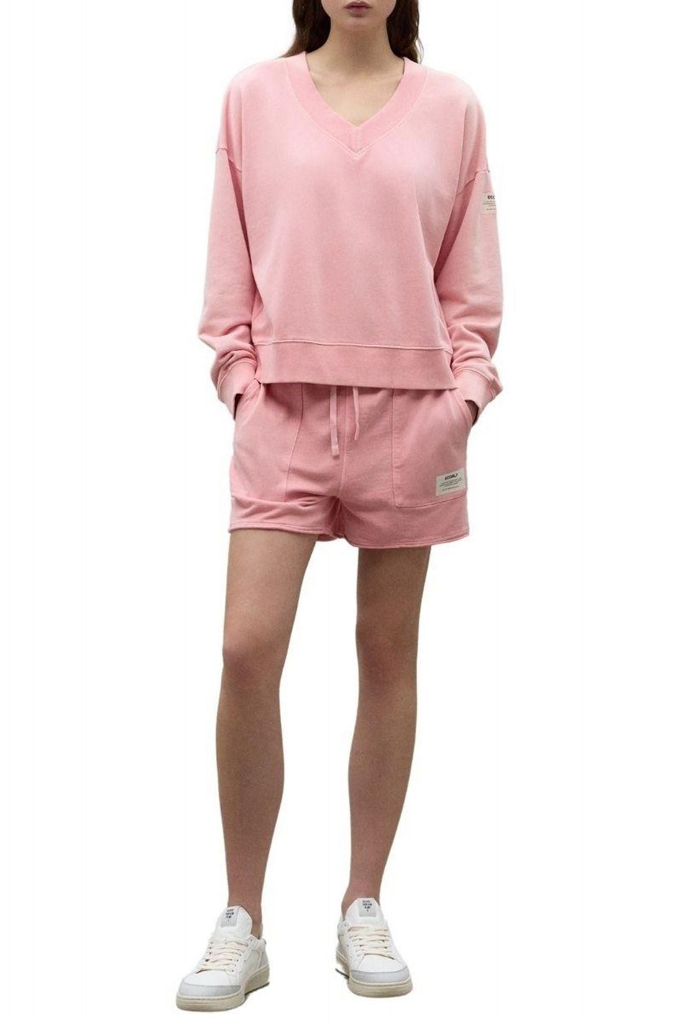 ECOALF RODASALF SWEATSHIRT en color ROSA (3)