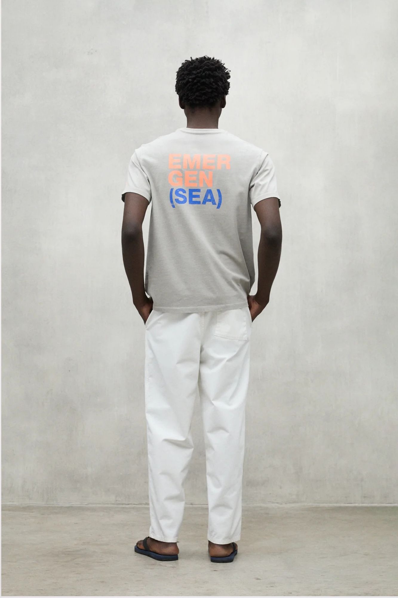 ECOALF EMERALF T- SHIRT MAN en color GRIS (4)