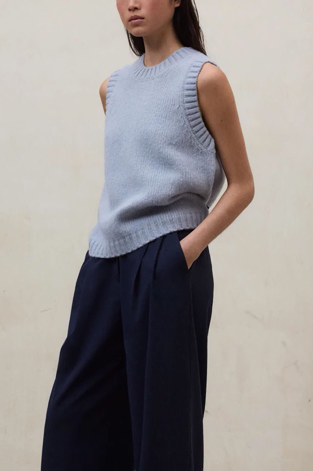 ECOALF MAPLE KNIT WOMAN en color AZUL (1)