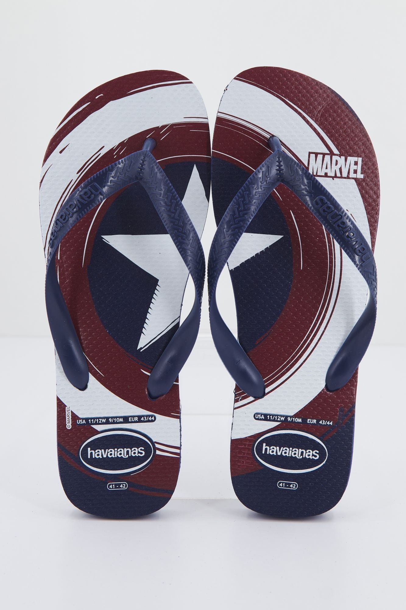 HAVAIANAS TOP MARVEL LOGOMANIA en color AZUL (1)