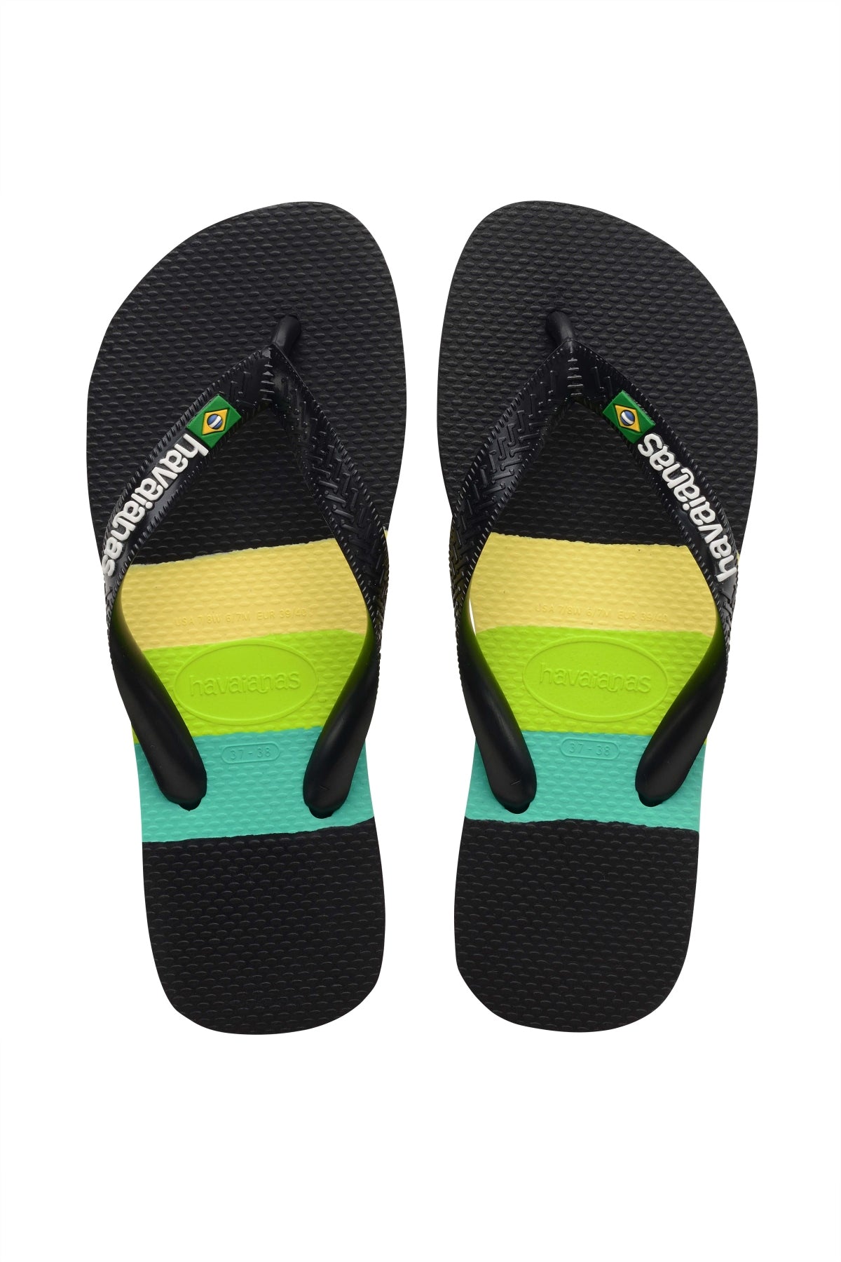 HAVAIANAS BRASIL TECH en color NEGRO (1)