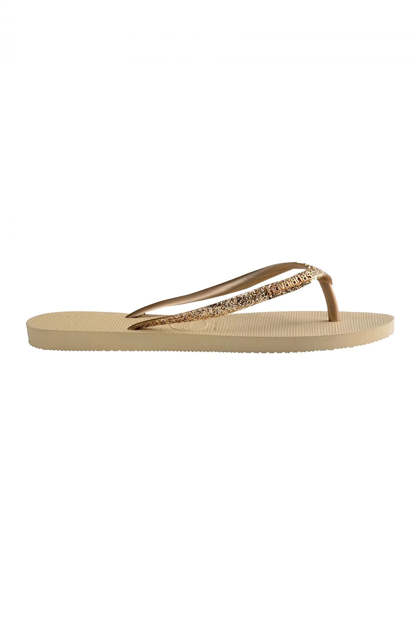 HAVAIANAS SLIM GLITTER II 4146975 en color MARRON (2)