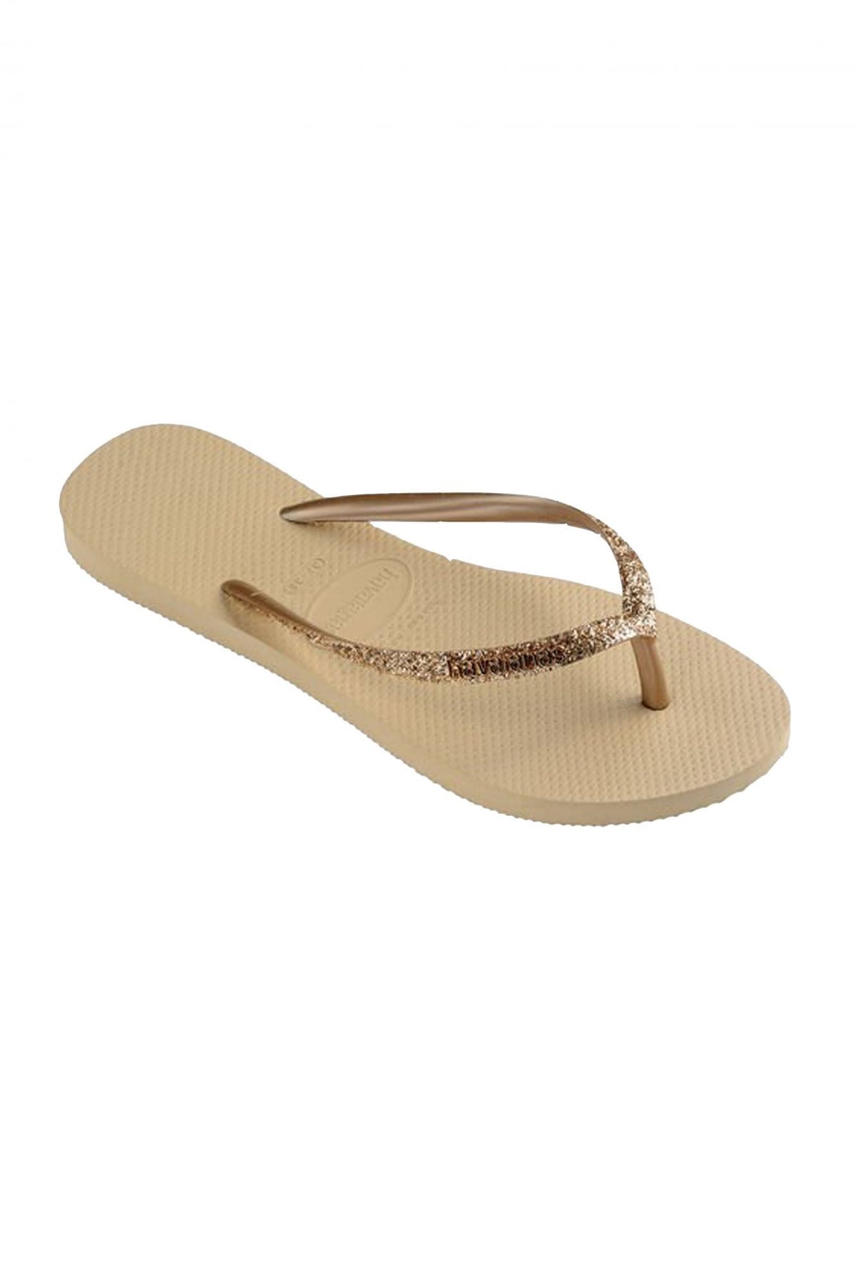 HAVAIANAS SLIM GLITTER II 4146975 en color MARRON (3)