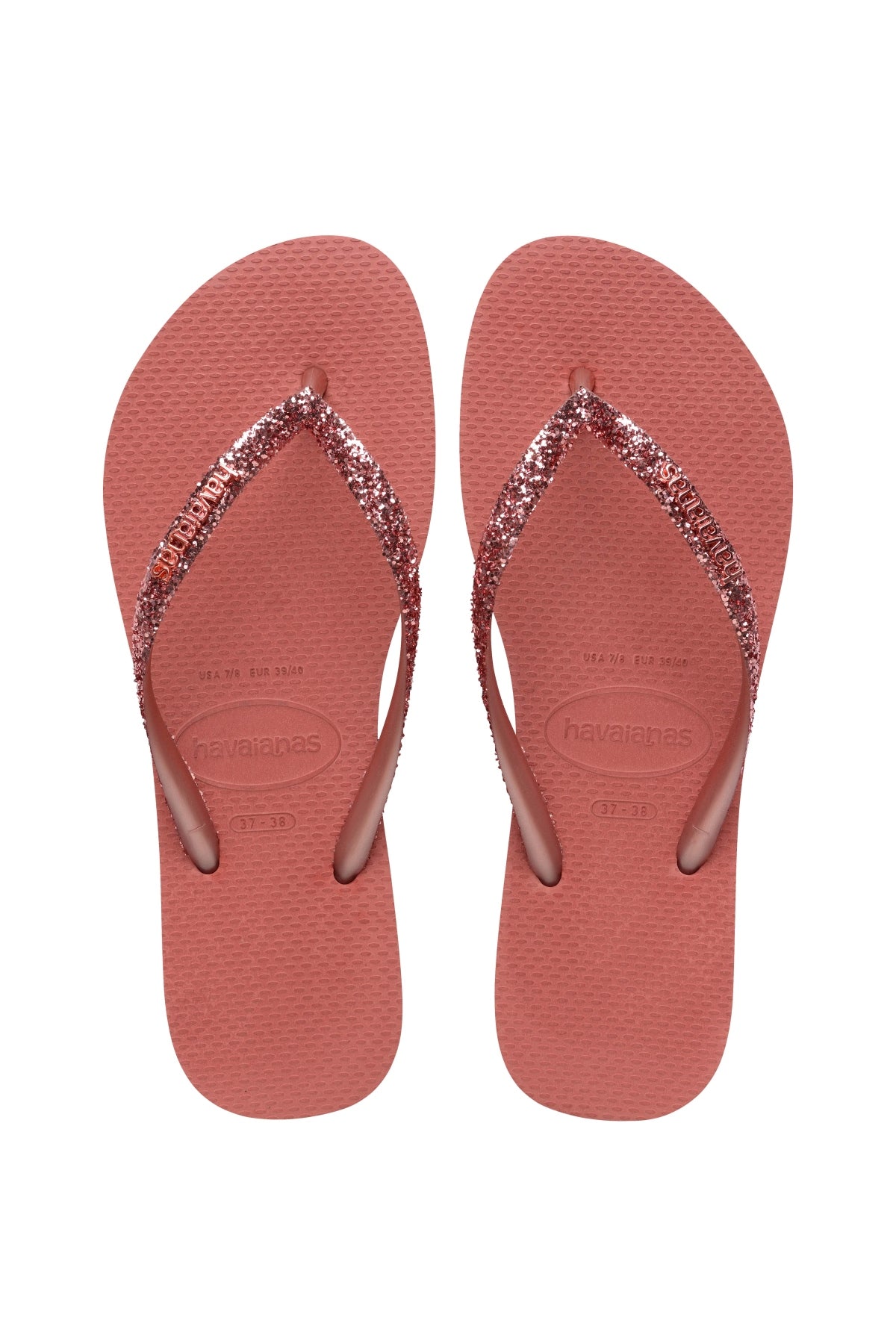 HAVAIANAS SLIM GLITTER II 4146975 en color ROSA (1)