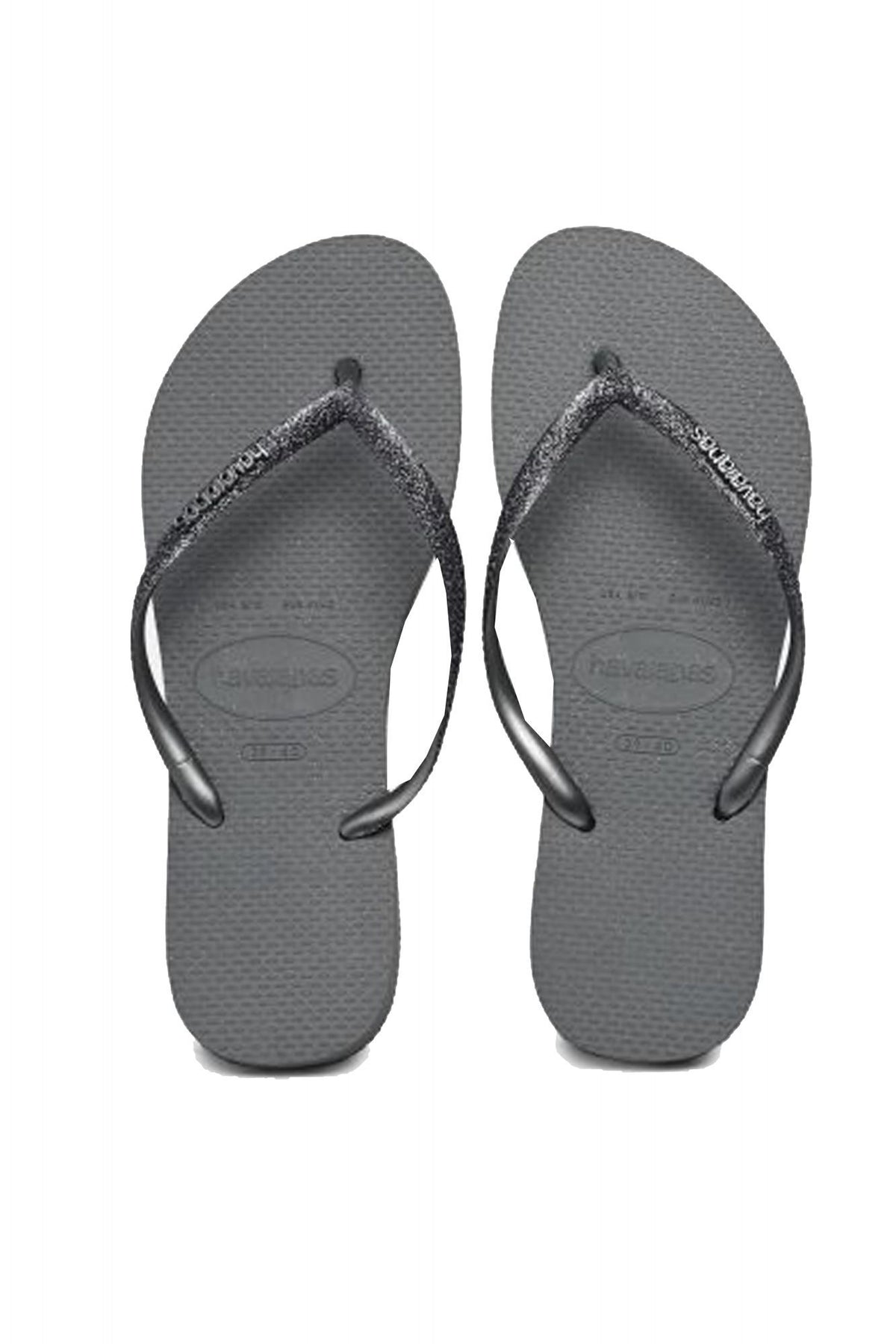 HAVAIANAS SLIM GLITTER II 4146975 en color GRIS (1)