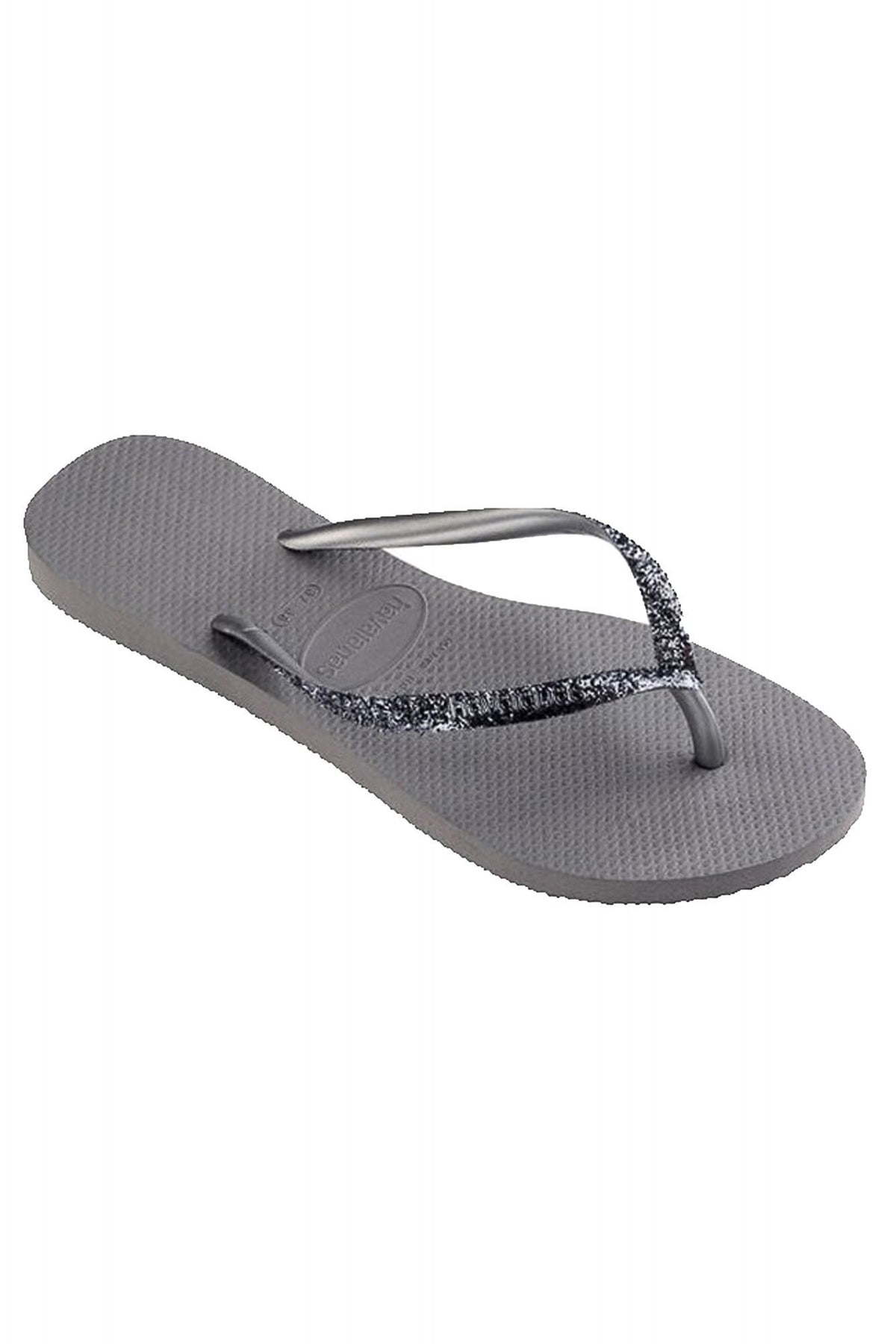 HAVAIANAS SLIM GLITTER II 4146975 en color GRIS (2)