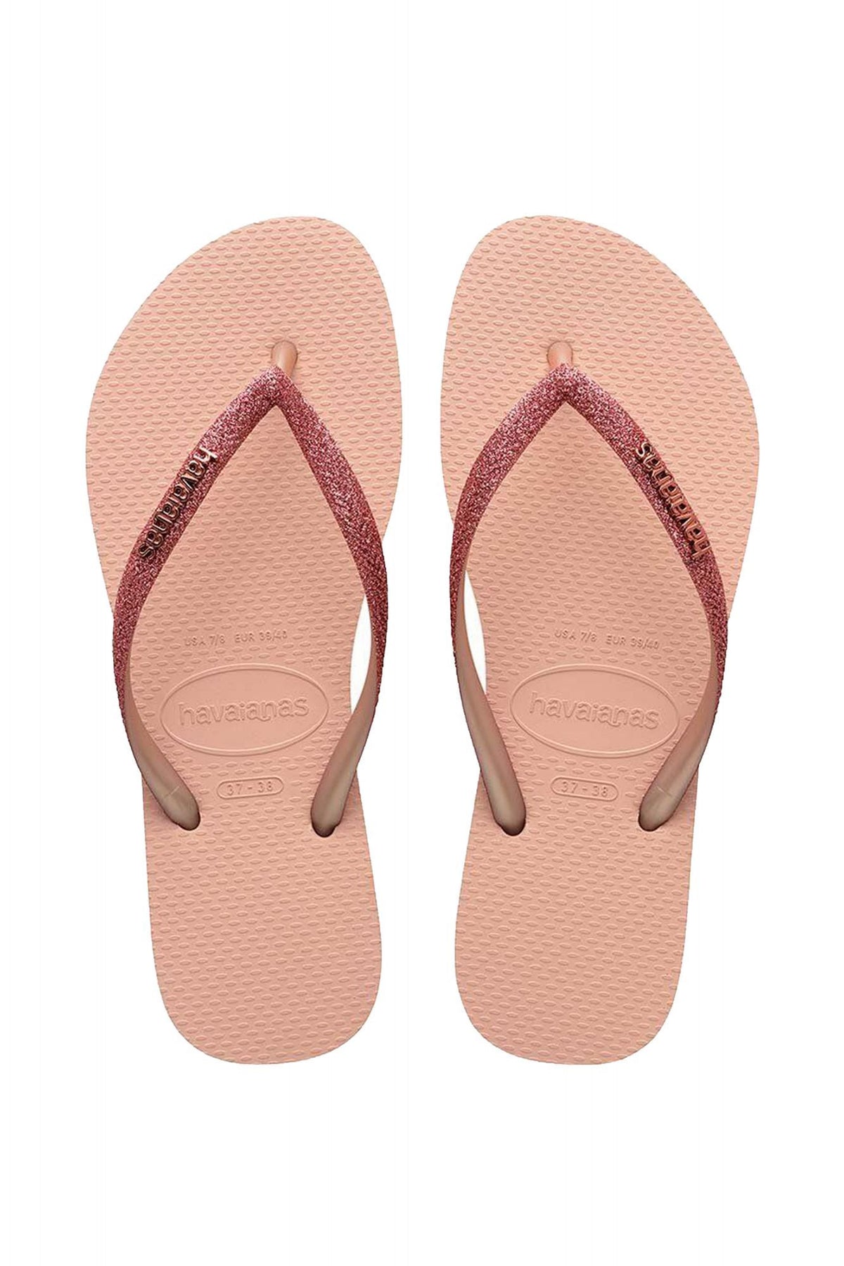 HAVAIANAS SLIM GLITTER II 4146975 en color ROSA (1)