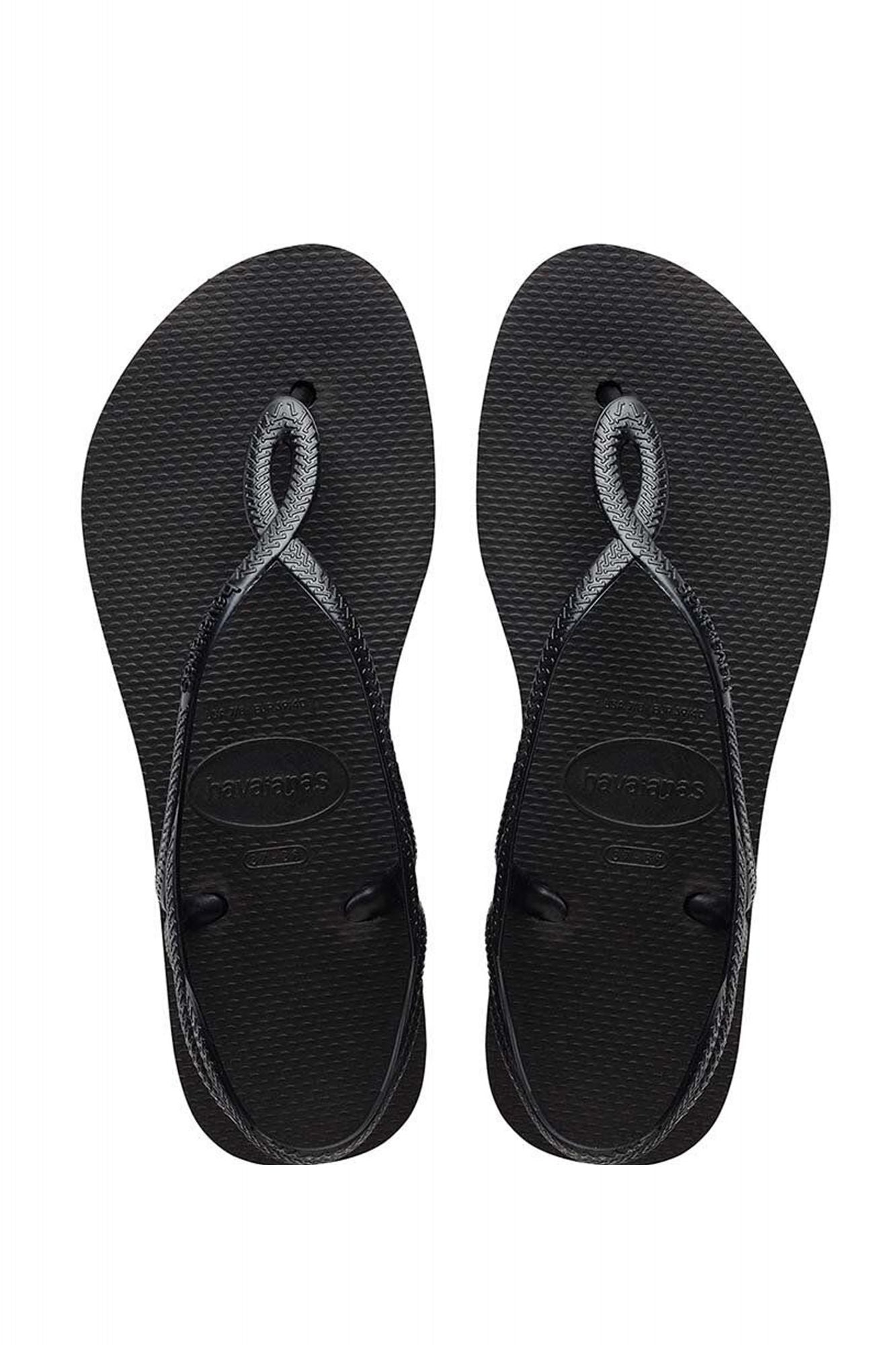 HAVAIANAS LUNA FLATFORM en color NEGRO (1)