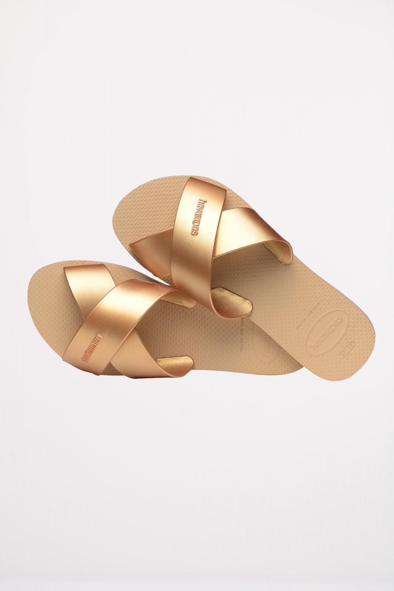 HAVAIANAS AQUA METALLIC en color BRONCE (4)