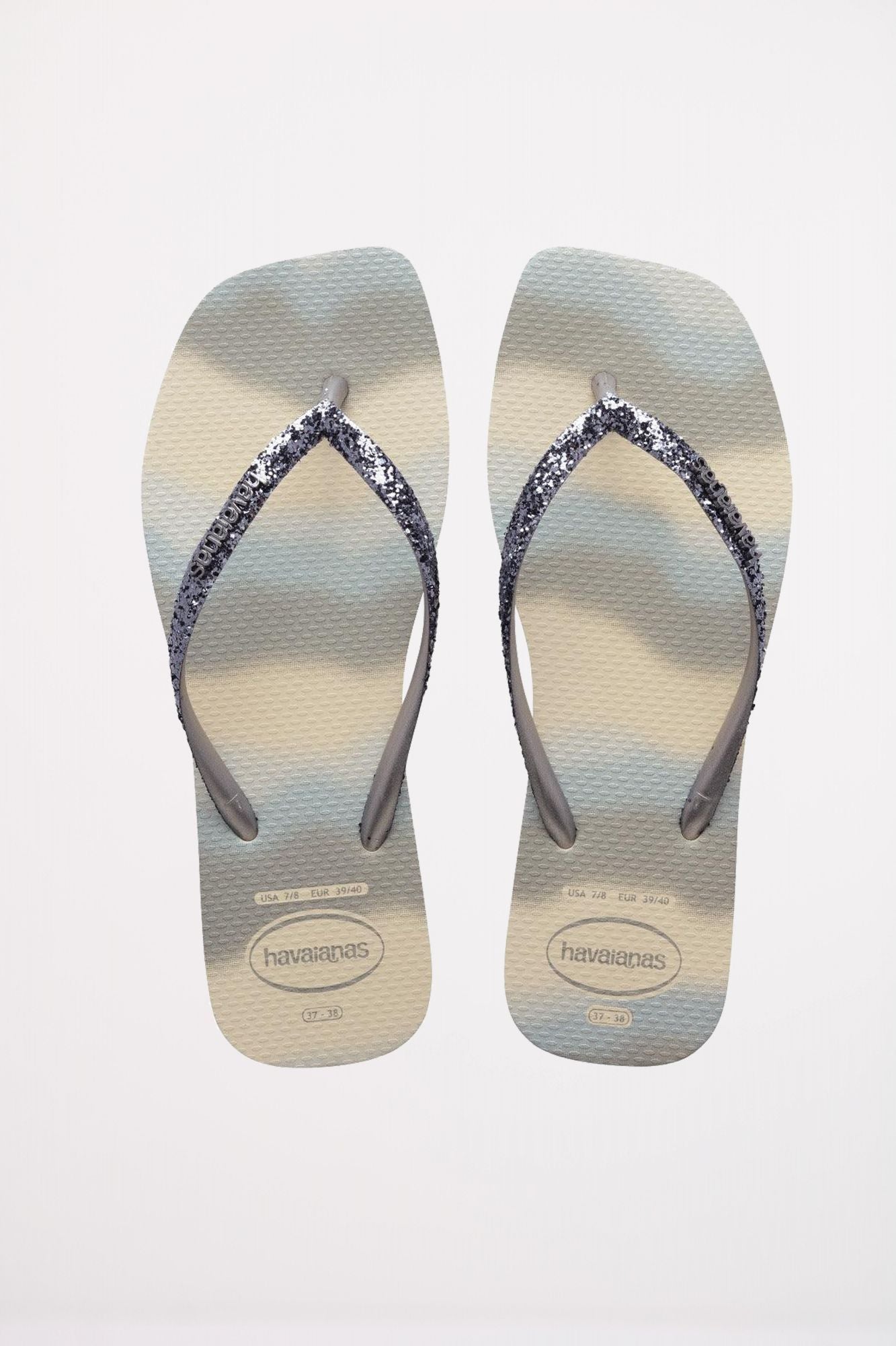 HAVAIANAS SLIM SQUARE GLITTER en color ROSA (1)