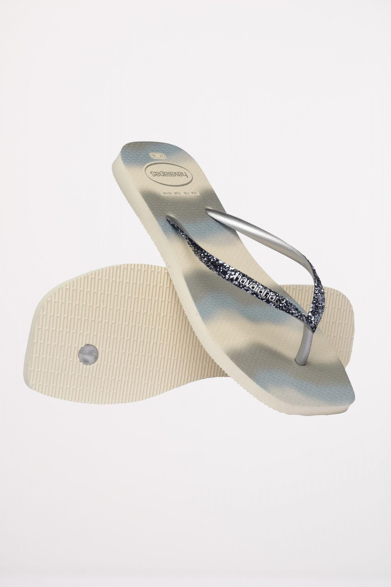 HAVAIANAS SLIM SQUARE GLITTER en color ROSA (4)